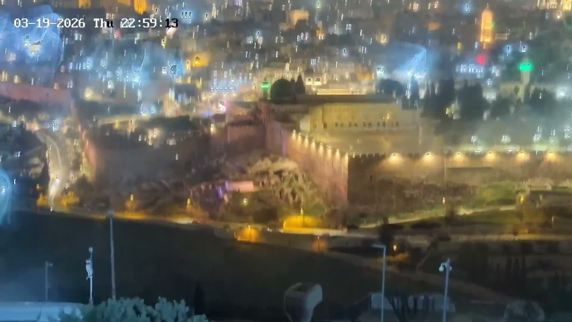 East Quds (East  Jerusalem) ElAqsa Mosque/Gethsemane/Golden Gate/Dome of Rock/Temple Mount/Pater Noster Church & Quds 360 Panaroma Skyline View  Live Cam - At-Tur, East Quds (East Jerusalem), Palestine