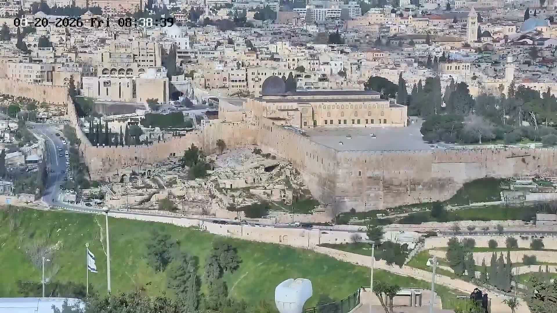 East Quds (East  Jerusalem) ElAqsa Mosque/Gethsemane/Golden Gate/Dome of Rock/Temple Mount/Pater Noster Church & Quds 360 Panaroma Skyline View  Live Cam - At-Tur, East Quds (East Jerusalem), Palestine