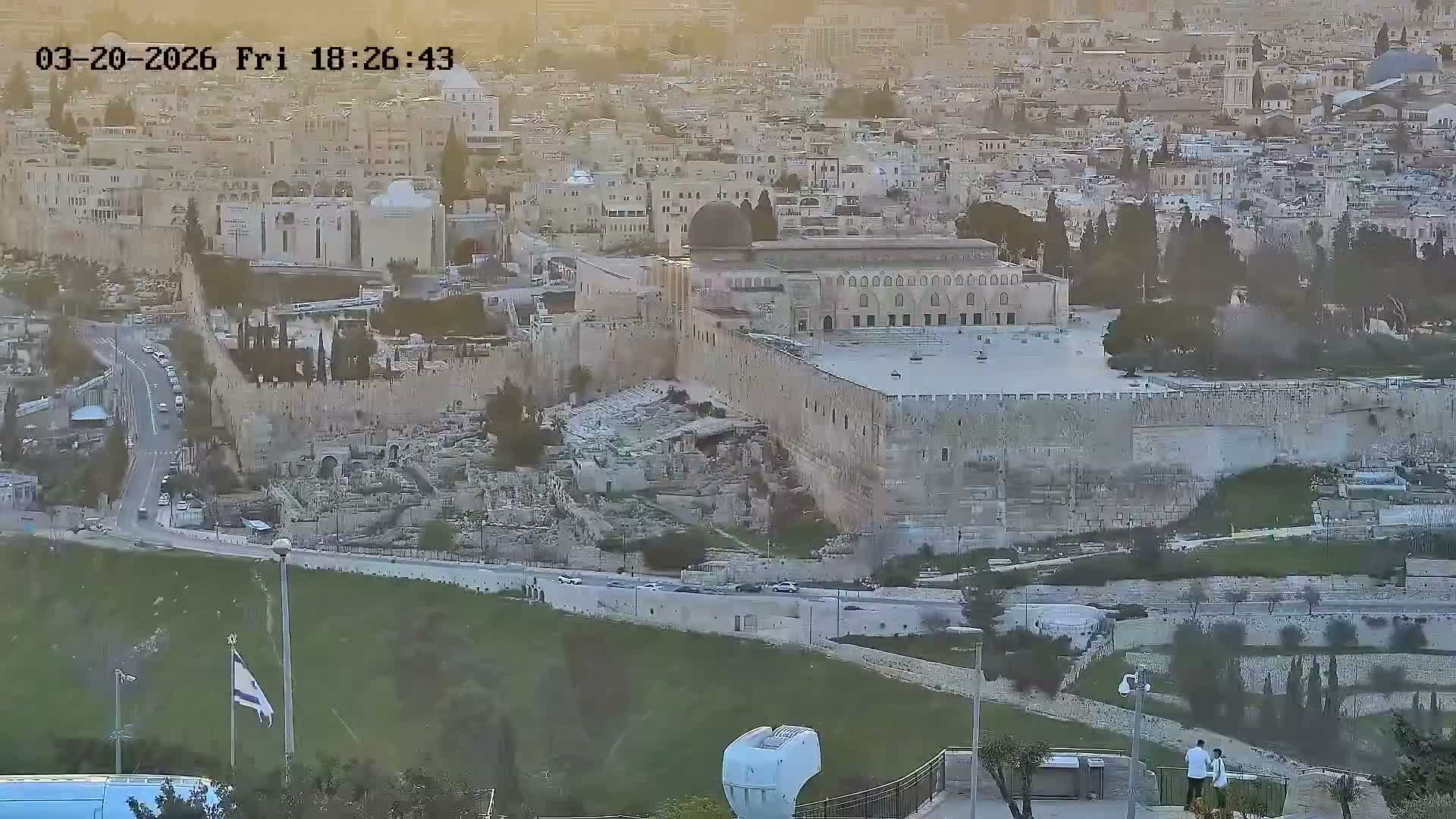 East Quds (East  Jerusalem) ElAqsa Mosque/Gethsemane/Golden Gate/Dome of Rock/Temple Mount/Pater Noster Church & Quds 360 Panaroma Skyline View  Live Cam - At-Tur, East Quds (East Jerusalem), Palestine