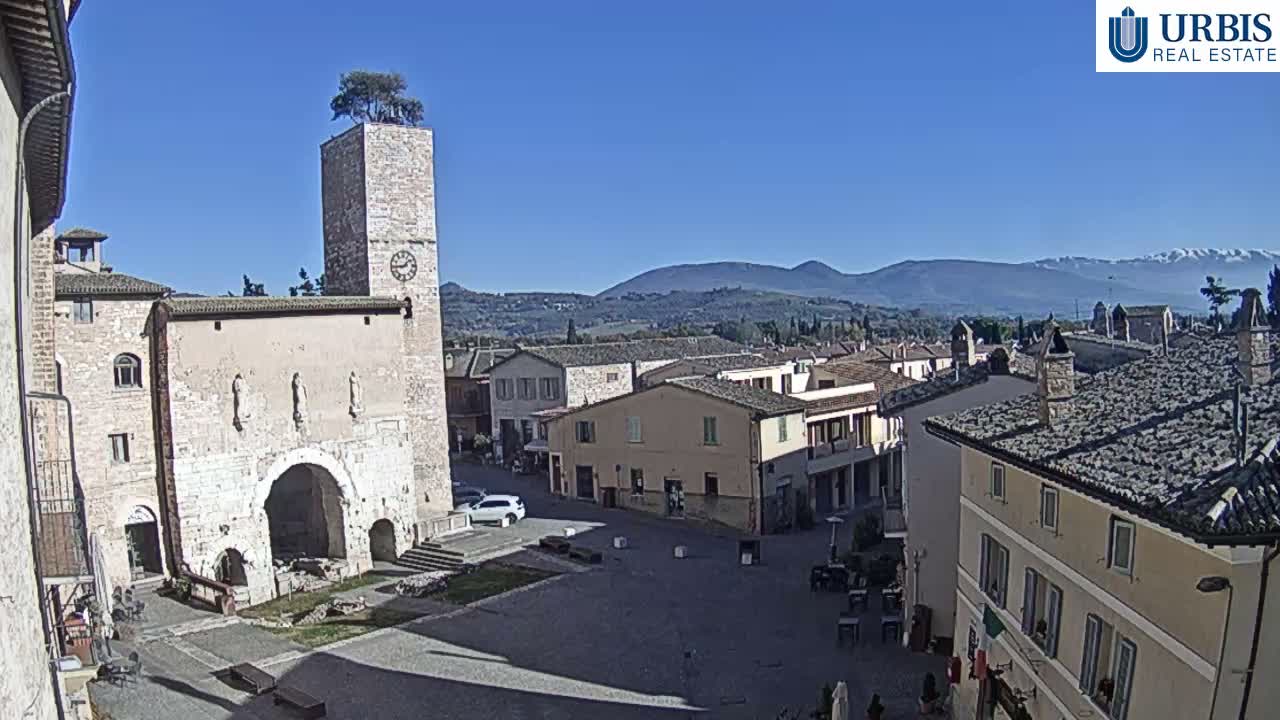 Spello Old City Live Cam - Perugia, Umbria, Italy
