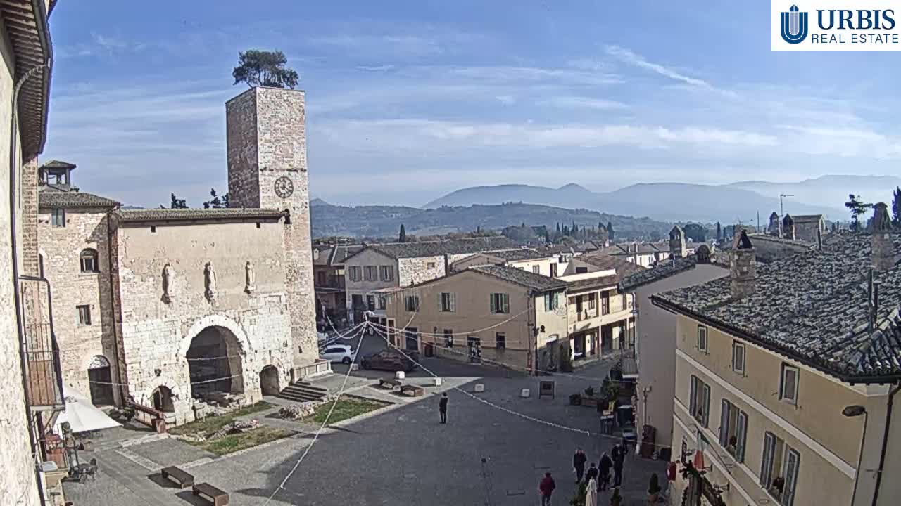 Spello Old City Live Cam - Perugia, Umbria, Italy