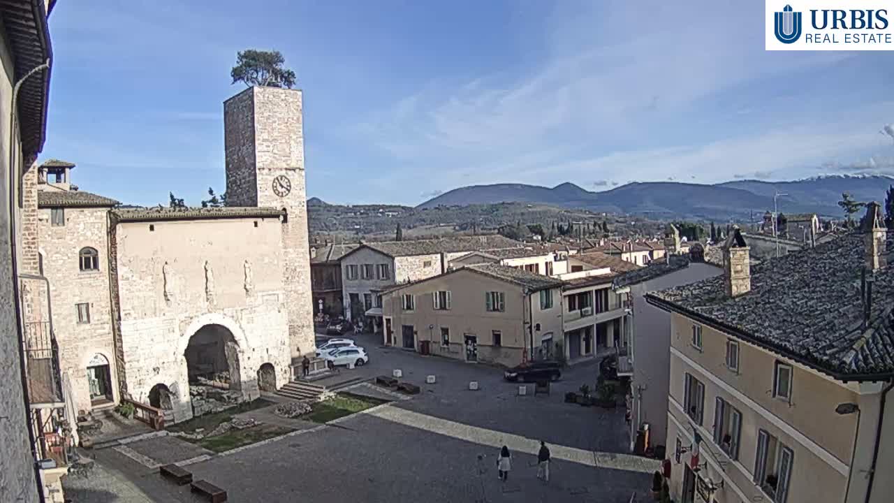 Spello Old City Live Cam - Perugia, Umbria, Italy
