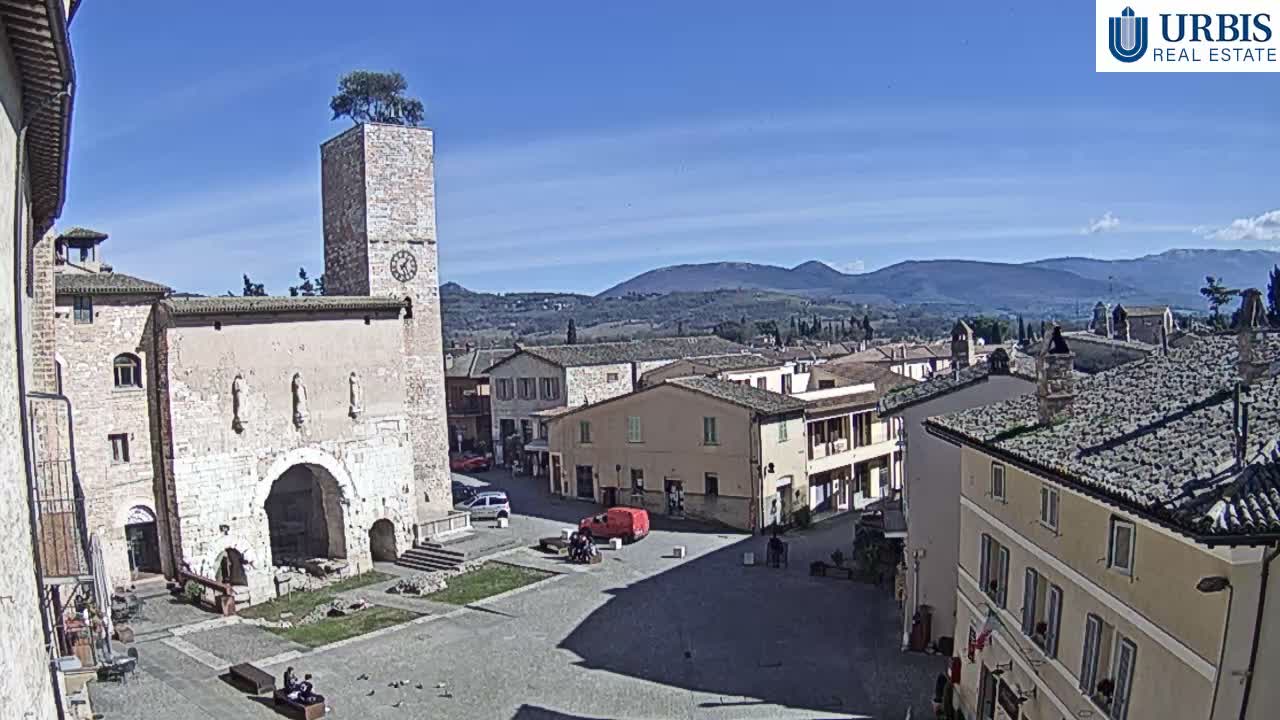 Spello Old City Live Cam - Perugia, Umbria, Italy