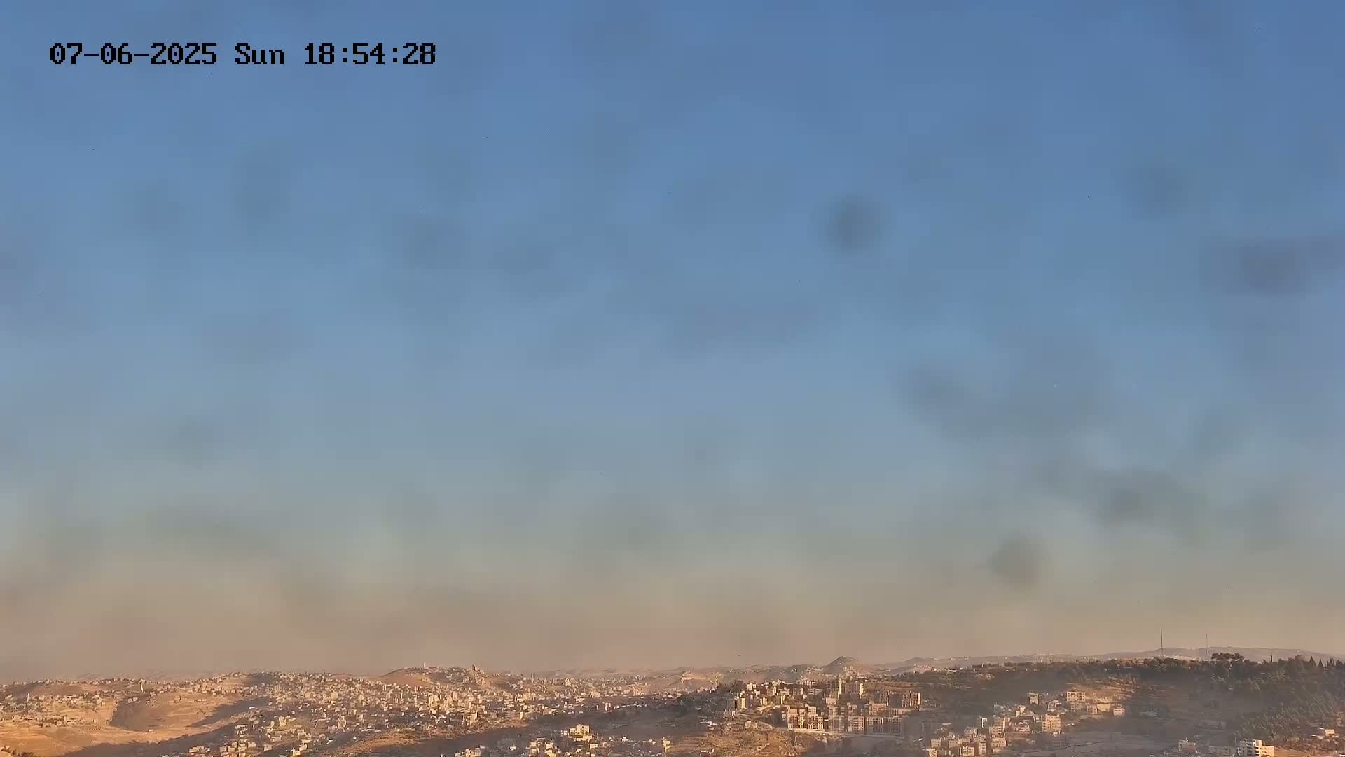East Quds (Abu Dis/Jabel Mukaber/AlSawahira-AlGharbiyya/Sawahera al-Sharqiya/Jub al-Rum Towns View Towards Midbar Yehuda (Judean Desert) Live Cam - Jabal Batin Elhawa, East Quds, Palestine 