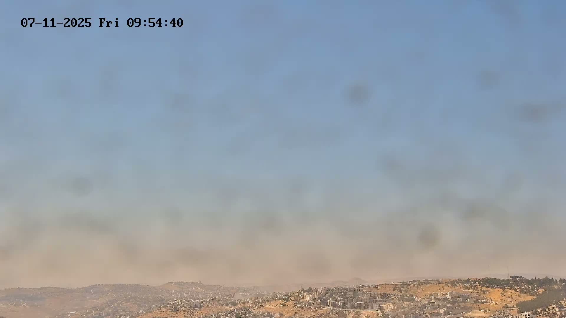 East Quds (Abu Dis/Jabel Mukaber/AlSawahira-AlGharbiyya/Sawahera al-Sharqiya/Jub al-Rum Towns View Towards Midbar Yehuda (Judean Desert) Live Cam - Jabal Batin Elhawa, East Quds, Palestine 