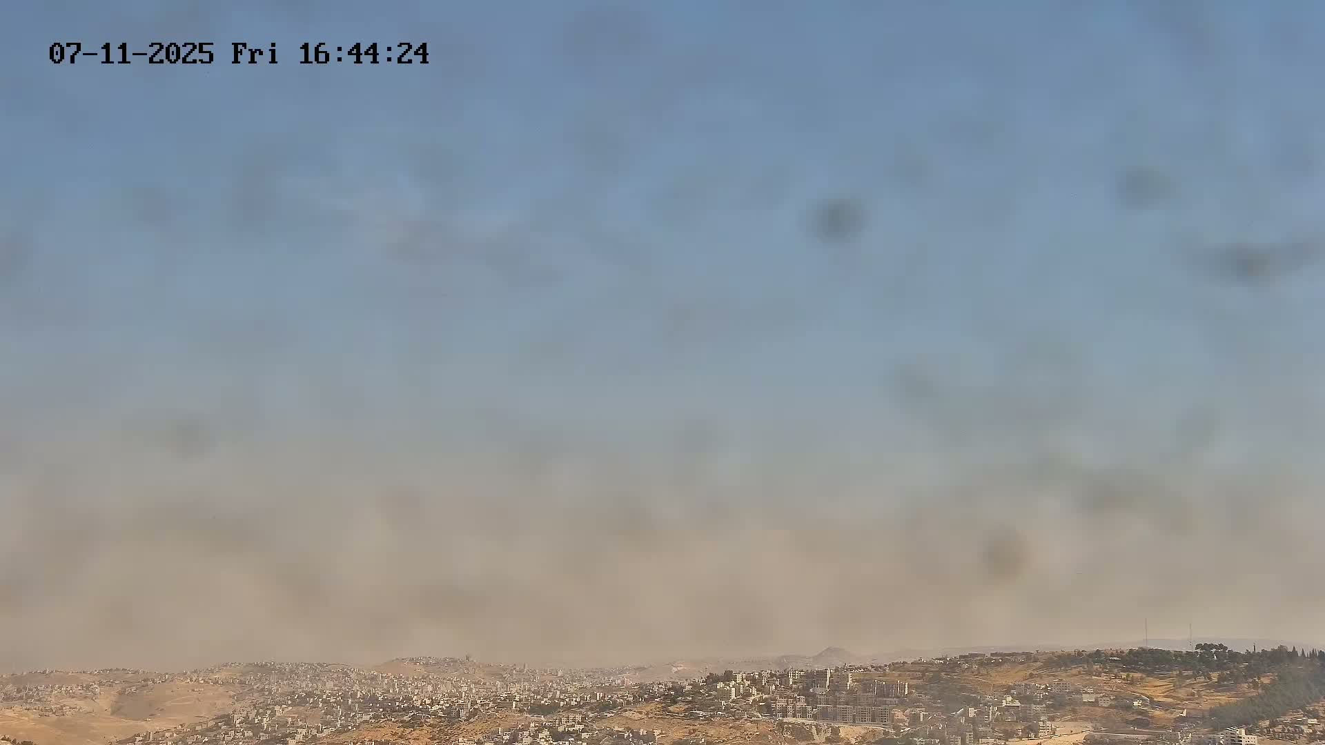 East Quds (Abu Dis/Jabel Mukaber/AlSawahira-AlGharbiyya/Sawahera al-Sharqiya/Jub al-Rum Towns View Towards Midbar Yehuda (Judean Desert) Live Cam - Jabal Batin Elhawa, East Quds, Palestine 