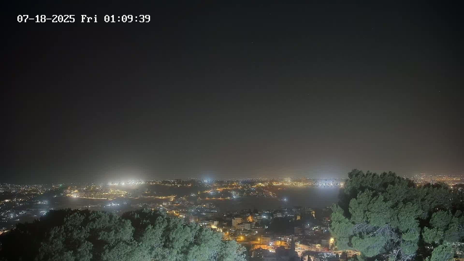 East Quds (Abu Dis/Jabel Mukaber/AlSawahira-AlGharbiyya/Sawahera al-Sharqiya/Jub al-Rum Towns View Towards Midbar Yehuda (Judean Desert) Live Cam - Jabal Batin Elhawa, East Quds, Palestine 