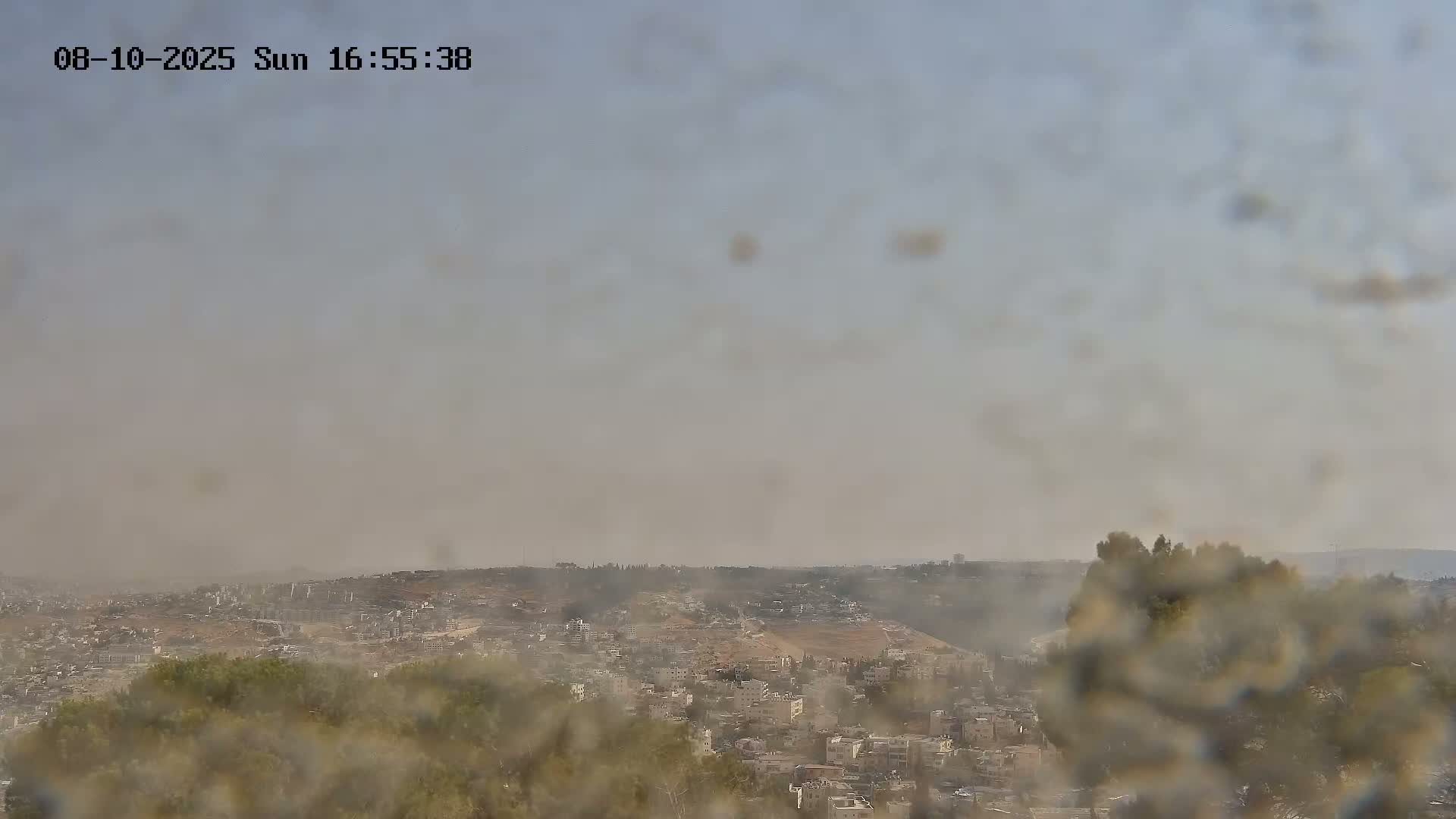 East Quds (Abu Dis/Jabel Mukaber/AlSawahira-AlGharbiyya/Sawahera al-Sharqiya/Jub al-Rum Towns View Towards Midbar Yehuda (Judean Desert) Live Cam - Jabal Batin Elhawa, East Quds, Palestine 