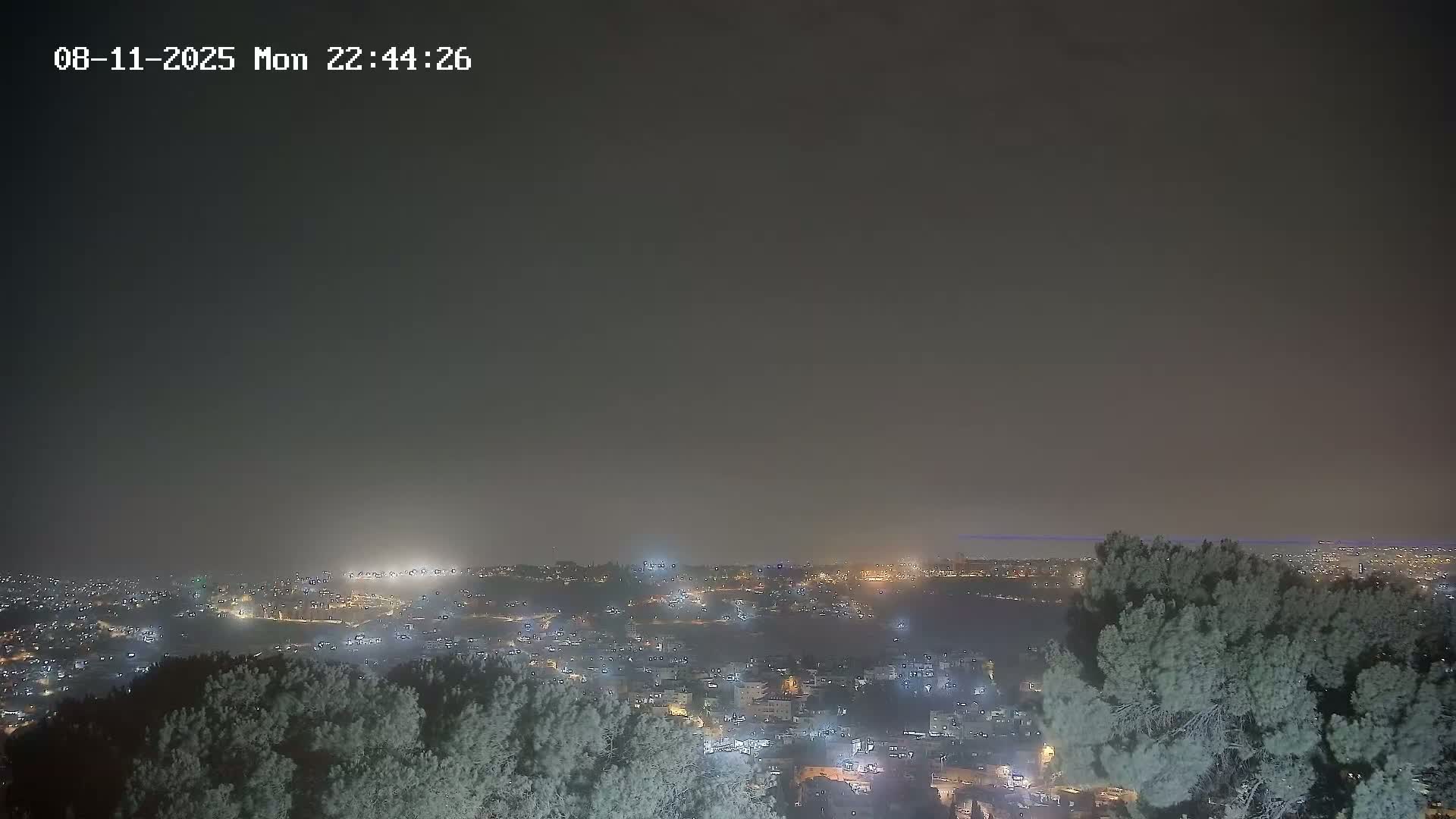 East Quds (Abu Dis/Jabel Mukaber/AlSawahira-AlGharbiyya/Sawahera al-Sharqiya/Jub al-Rum Towns View Towards Midbar Yehuda (Judean Desert) Live Cam - Jabal Batin Elhawa, East Quds, Palestine 