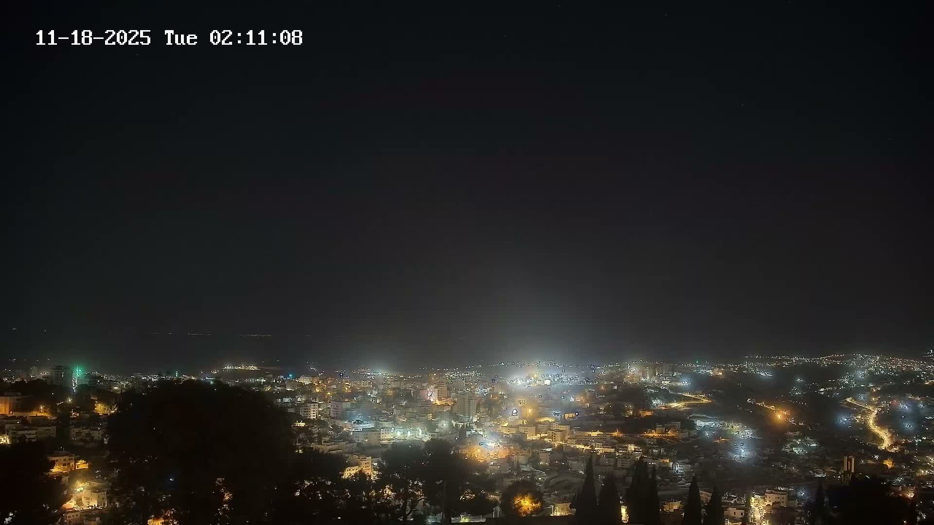 East Quds (Abu Dis/Jabel Mukaber/AlSawahira-AlGharbiyya/Sawahera al-Sharqiya/Jub al-Rum Towns View Towards Midbar Yehuda (Judean Desert) Live Cam - Jabal Batin Elhawa, East Quds, Palestine 