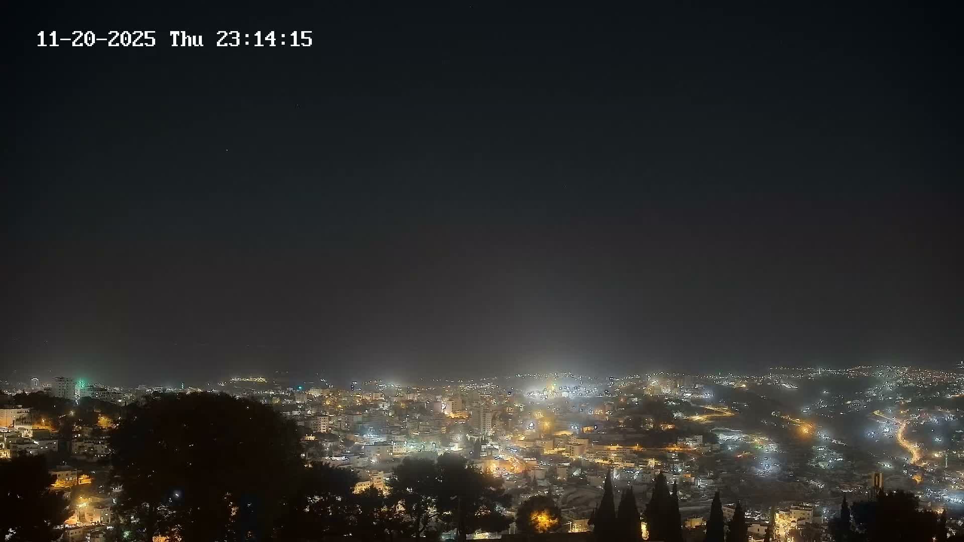 East Quds (Abu Dis/Jabel Mukaber/AlSawahira-AlGharbiyya/Sawahera al-Sharqiya/Jub al-Rum Towns View Towards Midbar Yehuda (Judean Desert) Live Cam - Jabal Batin Elhawa, East Quds, Palestine 
