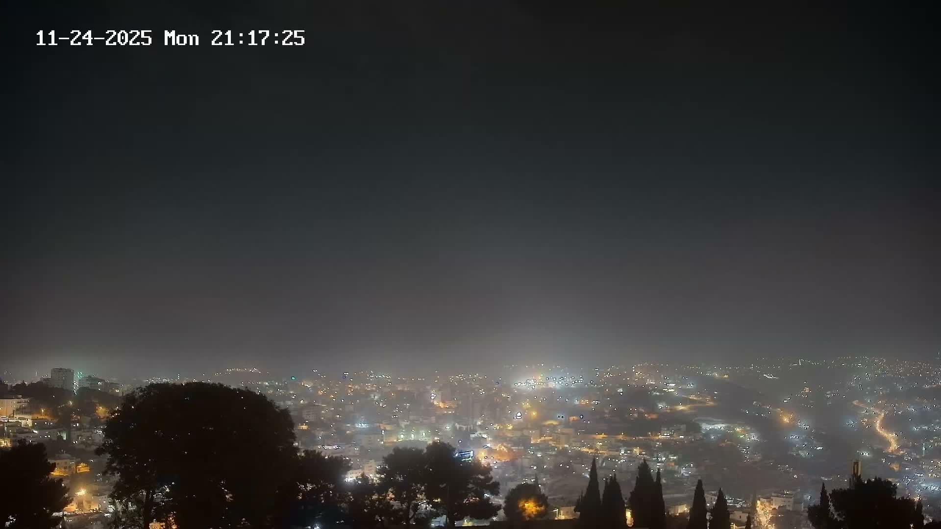 East Quds (Abu Dis/Jabel Mukaber/AlSawahira-AlGharbiyya/Sawahera al-Sharqiya/Jub al-Rum Towns View Towards Midbar Yehuda (Judean Desert) Live Cam - Jabal Batin Elhawa, East Quds, Palestine 