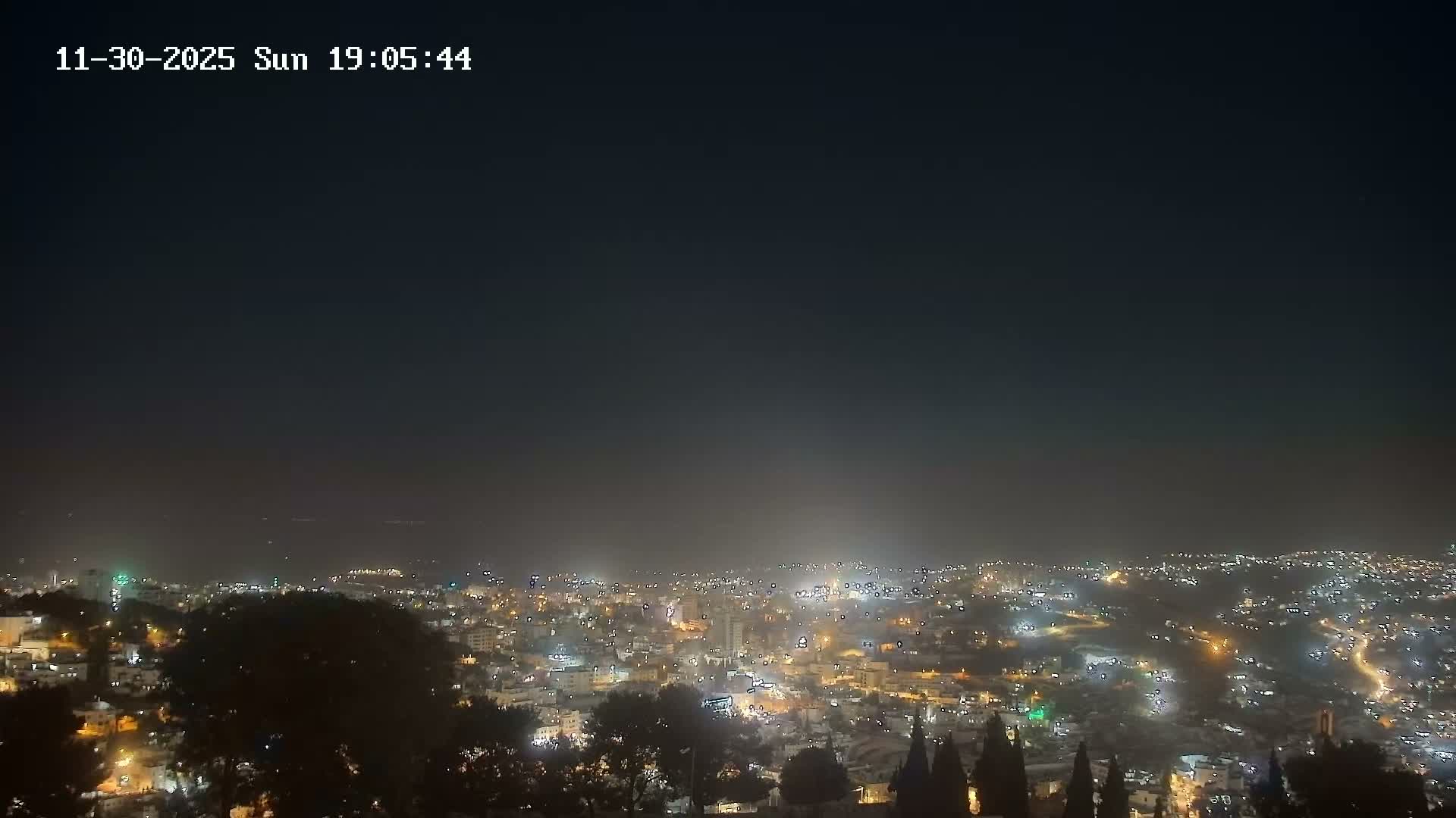 East Quds (Abu Dis/Jabel Mukaber/AlSawahira-AlGharbiyya/Sawahera al-Sharqiya/Jub al-Rum Towns View Towards Midbar Yehuda (Judean Desert) Live Cam - Jabal Batin Elhawa, East Quds, Palestine 
