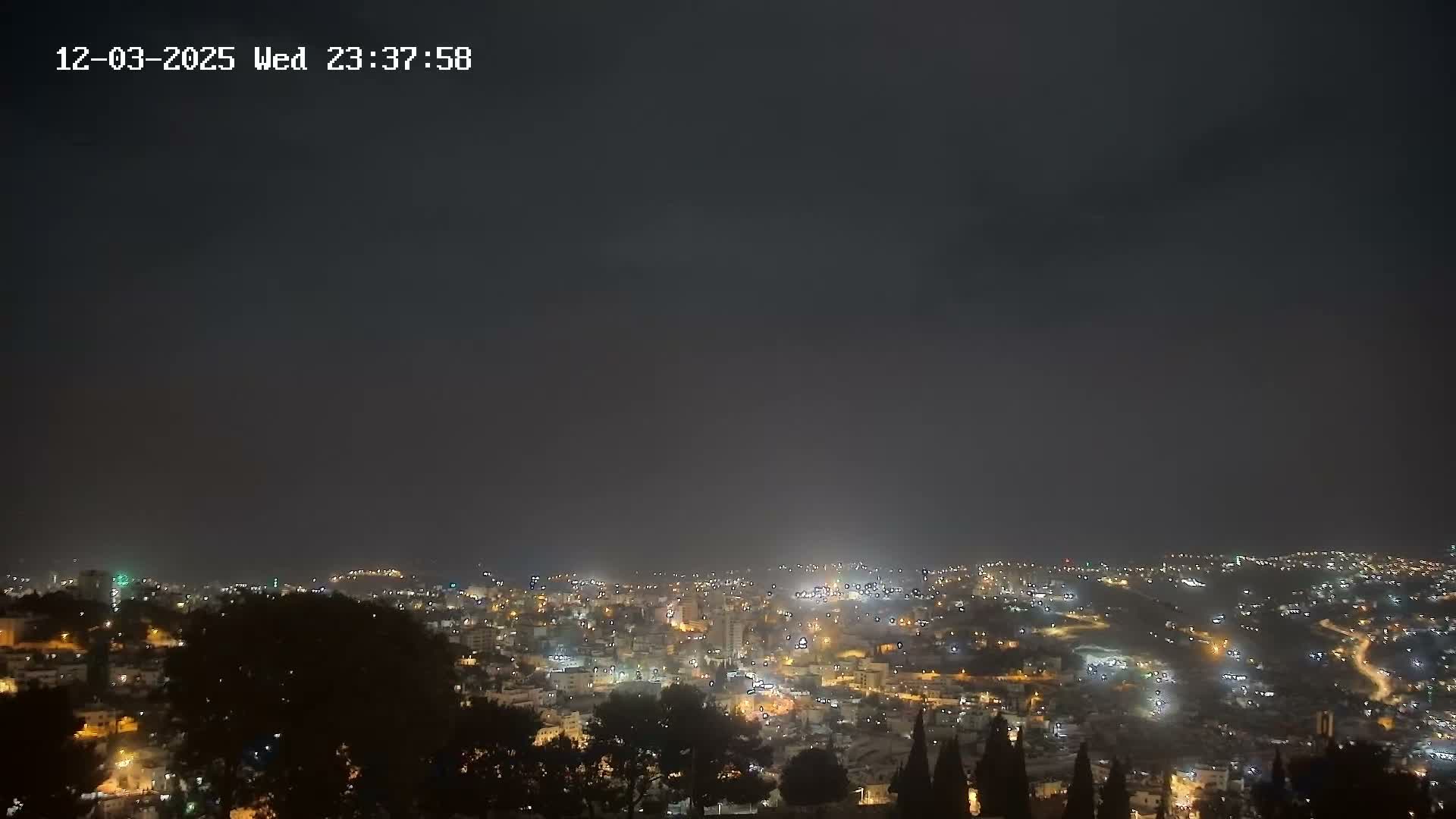 East Quds (Abu Dis/Jabel Mukaber/AlSawahira-AlGharbiyya/Sawahera al-Sharqiya/Jub al-Rum Towns View Towards Midbar Yehuda (Judean Desert) Live Cam - Jabal Batin Elhawa, East Quds, Palestine 