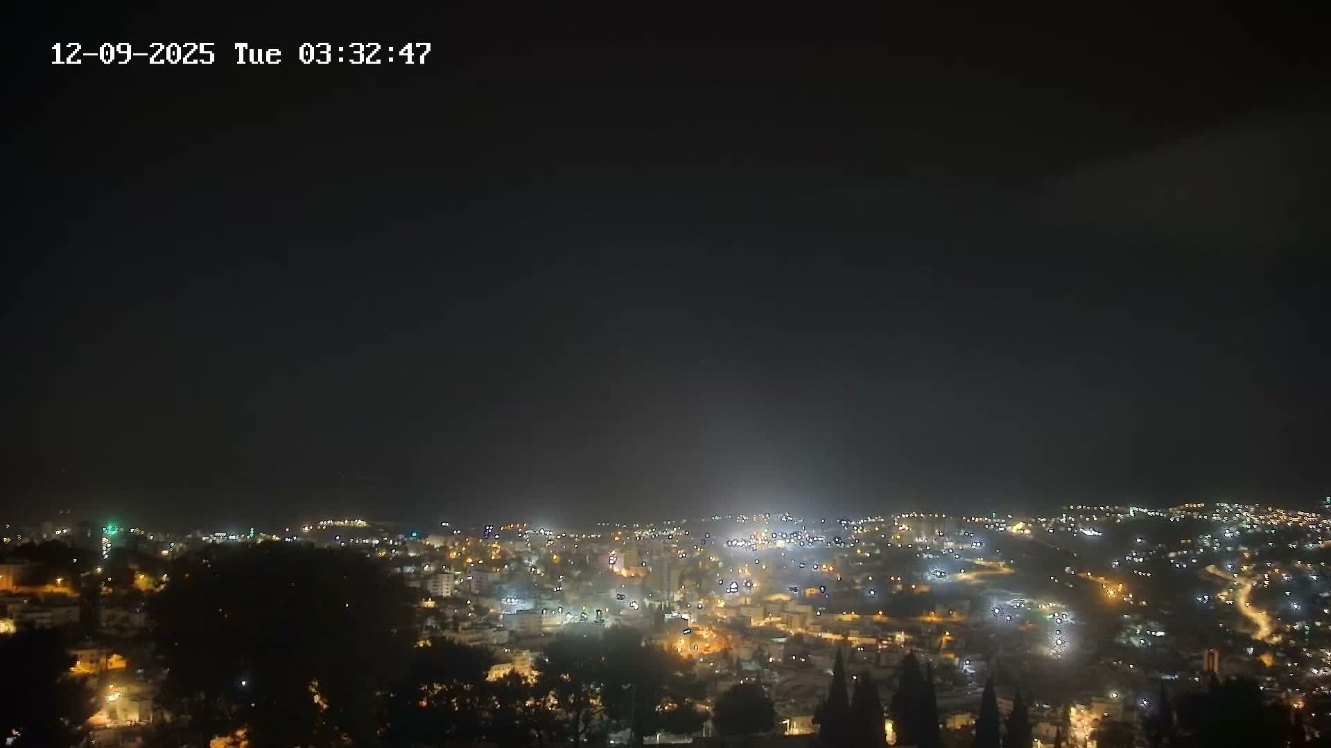 East Quds (Abu Dis/Jabel Mukaber/AlSawahira-AlGharbiyya/Sawahera al-Sharqiya/Jub al-Rum Towns View Towards Midbar Yehuda (Judean Desert) Live Cam - Jabal Batin Elhawa, East Quds, Palestine 