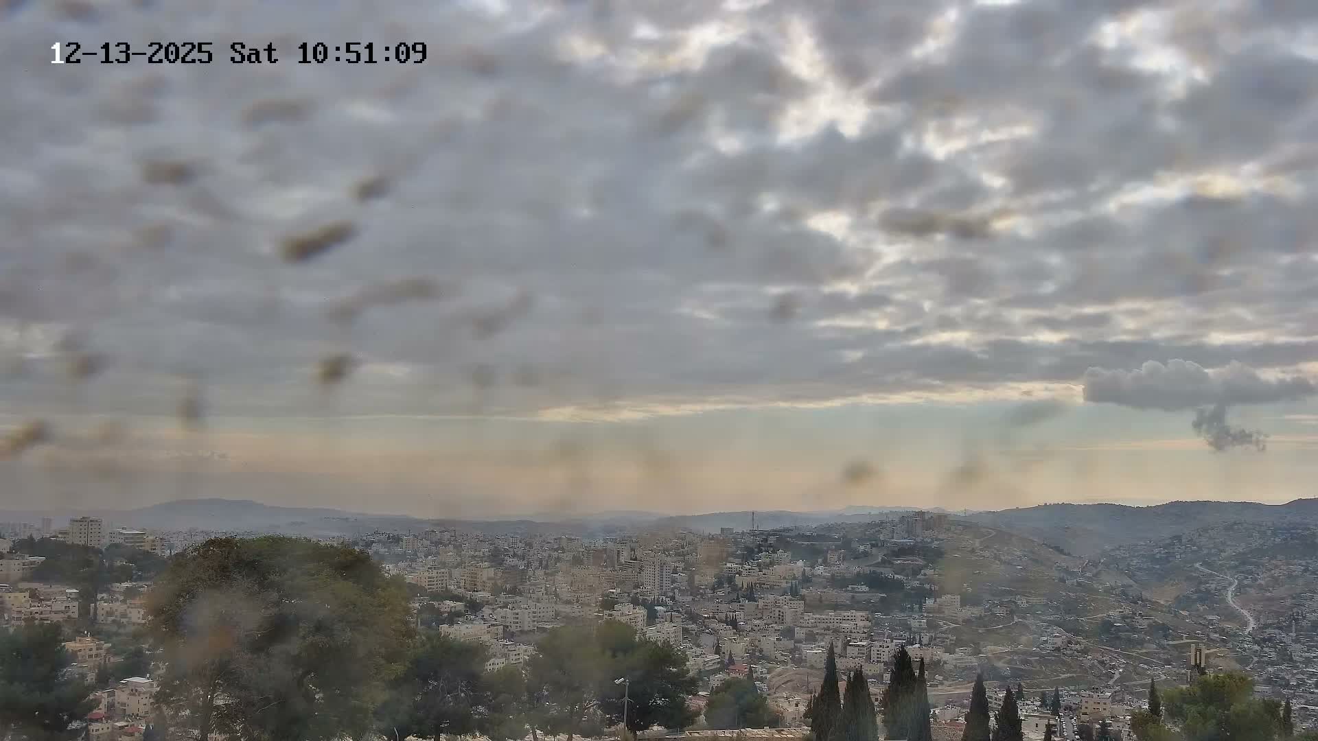 East Quds (Abu Dis/Jabel Mukaber/AlSawahira-AlGharbiyya/Sawahera al-Sharqiya/Jub al-Rum Towns View Towards Midbar Yehuda (Judean Desert) Live Cam - Jabal Batin Elhawa, East Quds, Palestine 