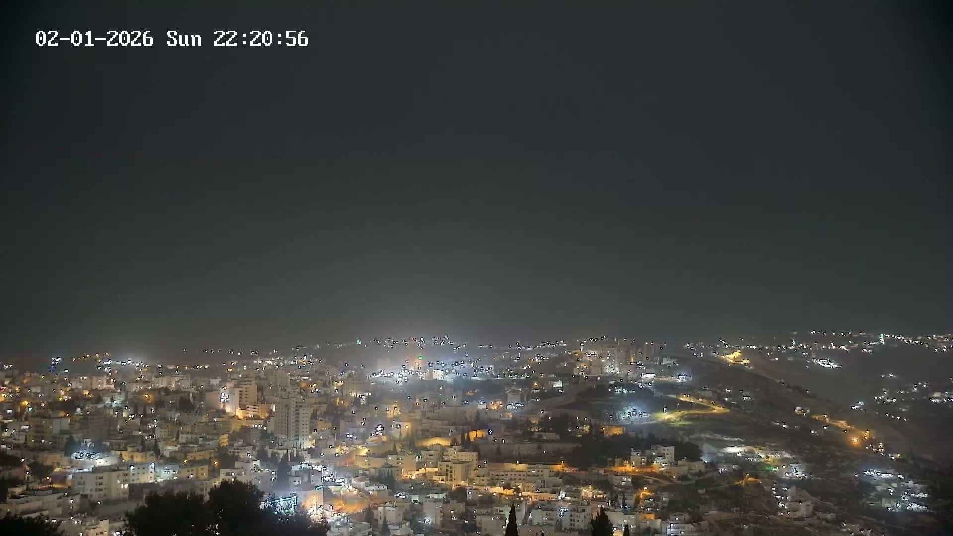 East Quds (Abu Dis/Jabel Mukaber/AlSawahira-AlGharbiyya/Sawahera al-Sharqiya/Jub al-Rum Towns View Towards Midbar Yehuda (Judean Desert) Live Cam - Jabal Batin Elhawa, East Quds, Palestine 