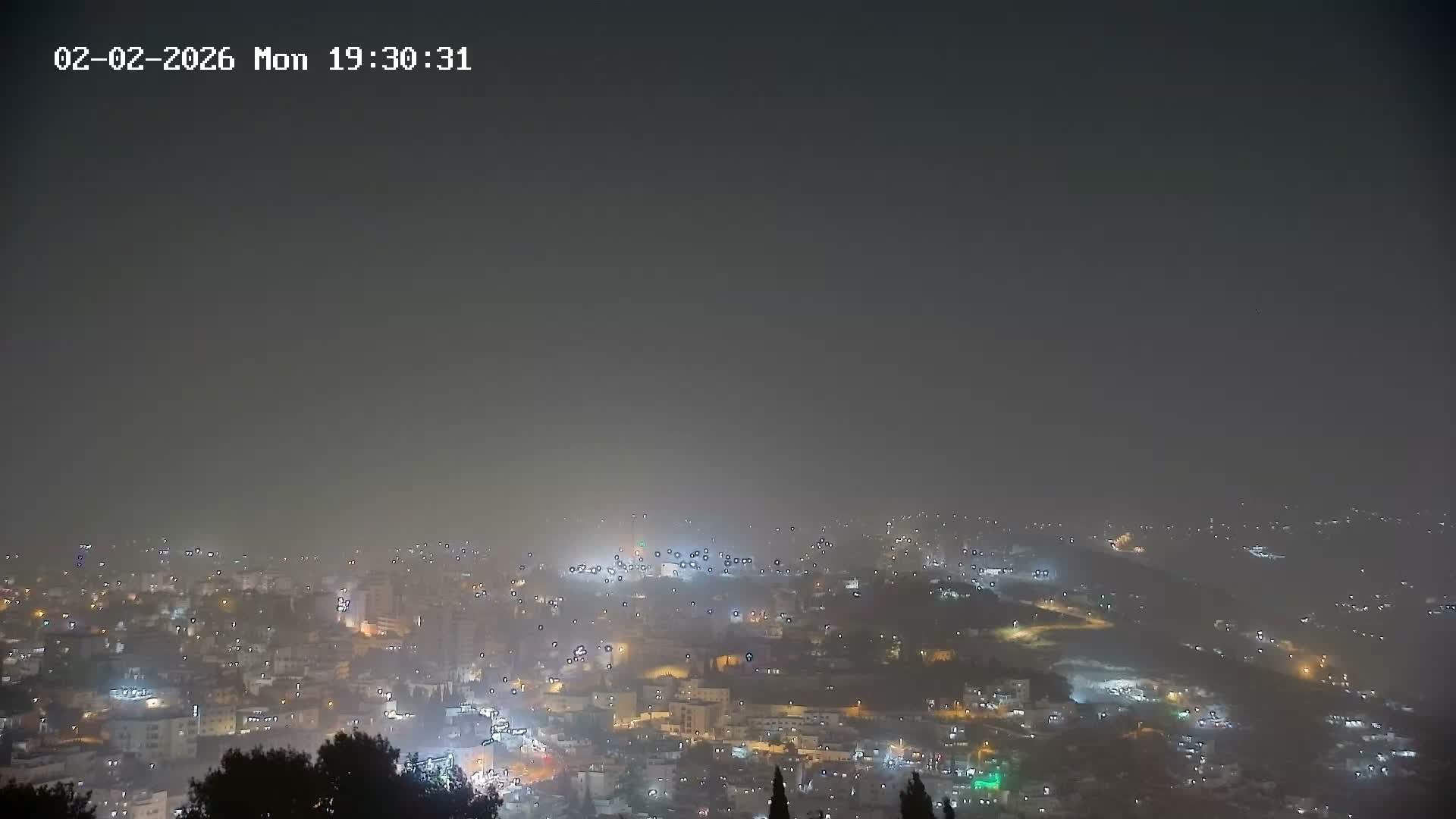 East Quds (Abu Dis/Jabel Mukaber/AlSawahira-AlGharbiyya/Sawahera al-Sharqiya/Jub al-Rum Towns View Towards Midbar Yehuda (Judean Desert) Live Cam - Jabal Batin Elhawa, East Quds, Palestine 