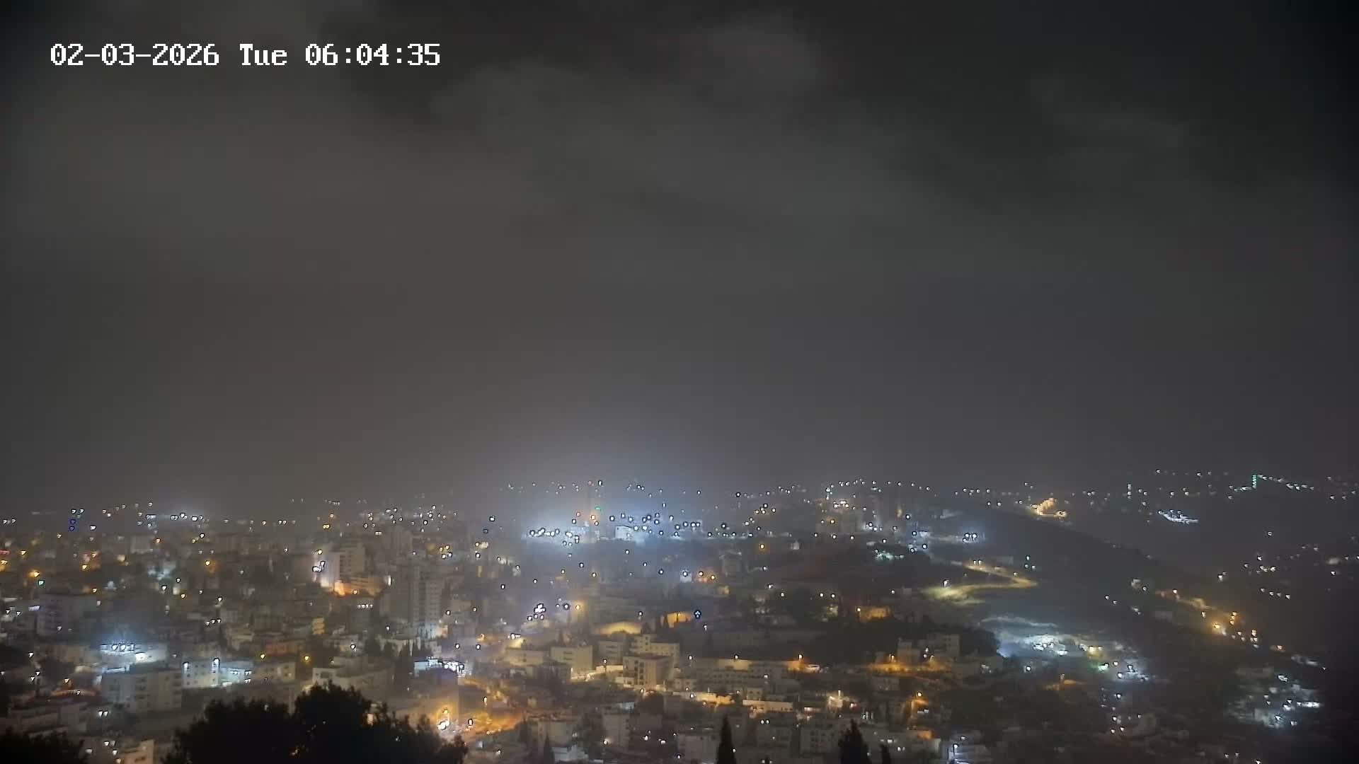 East Quds (Abu Dis/Jabel Mukaber/AlSawahira-AlGharbiyya/Sawahera al-Sharqiya/Jub al-Rum Towns View Towards Midbar Yehuda (Judean Desert) Live Cam - Jabal Batin Elhawa, East Quds, Palestine 