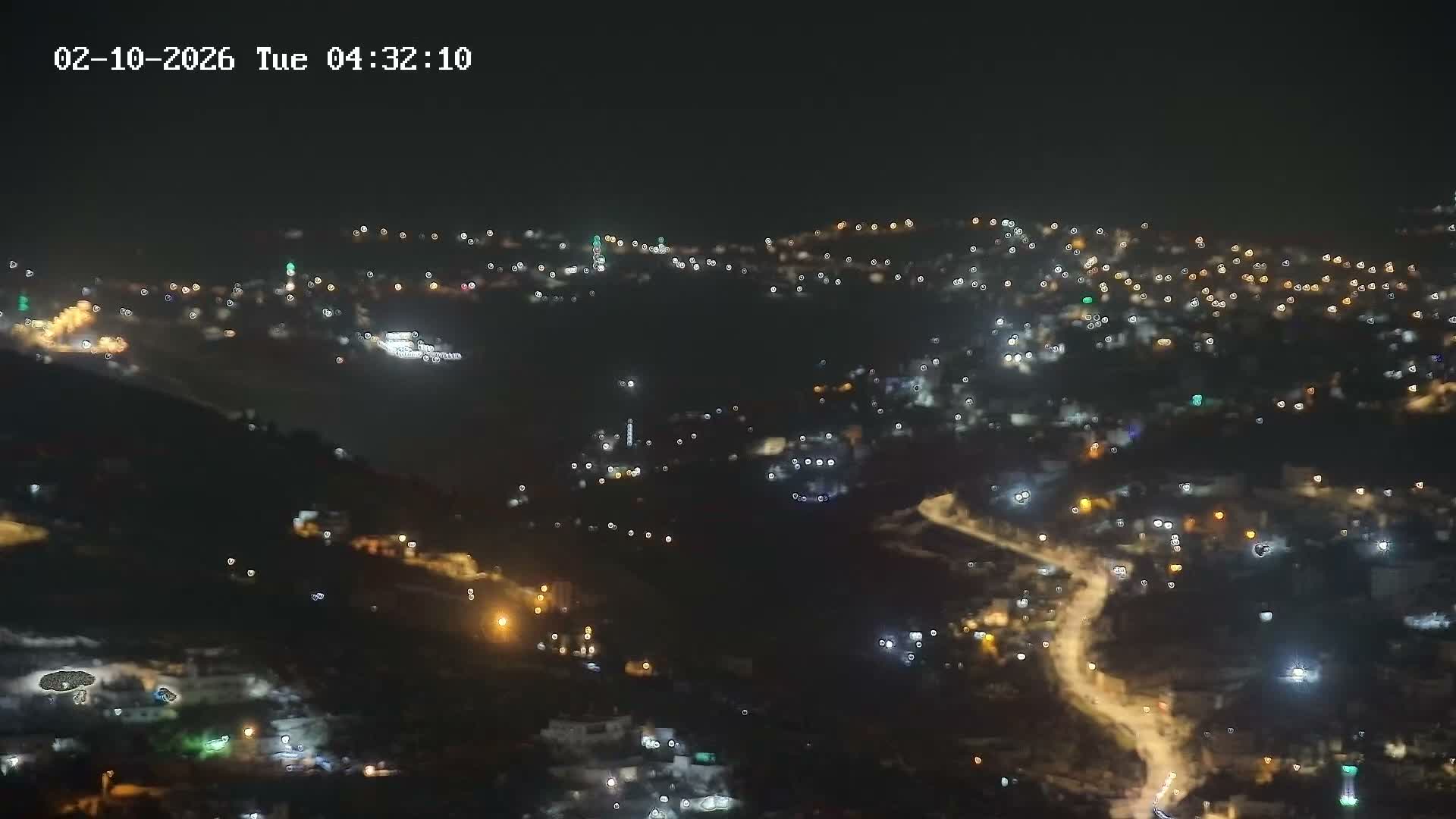 East Quds (Abu Dis/Jabel Mukaber/AlSawahira-AlGharbiyya/Sawahera al-Sharqiya/Jub al-Rum Towns View Towards Midbar Yehuda (Judean Desert) Live Cam - Jabal Batin Elhawa, East Quds, Palestine 