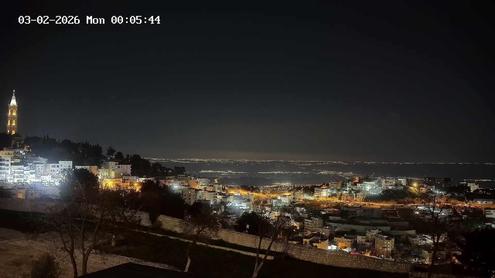 East Quds (Abu Dis/Jabel Mukaber/AlSawahira-AlGharbiyya/Sawahera al-Sharqiya/Jub al-Rum Towns View Towards Midbar Yehuda (Judean Desert) Live Cam - Jabal Batin Elhawa, East Quds, Palestine 