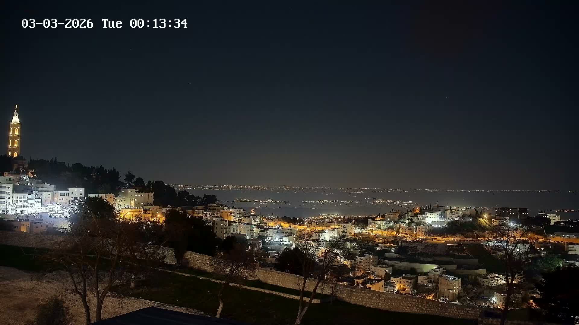 East Quds (Abu Dis/Jabel Mukaber/AlSawahira-AlGharbiyya/Sawahera al-Sharqiya/Jub al-Rum Towns View Towards Midbar Yehuda (Judean Desert) Live Cam - Jabal Batin Elhawa, East Quds, Palestine 