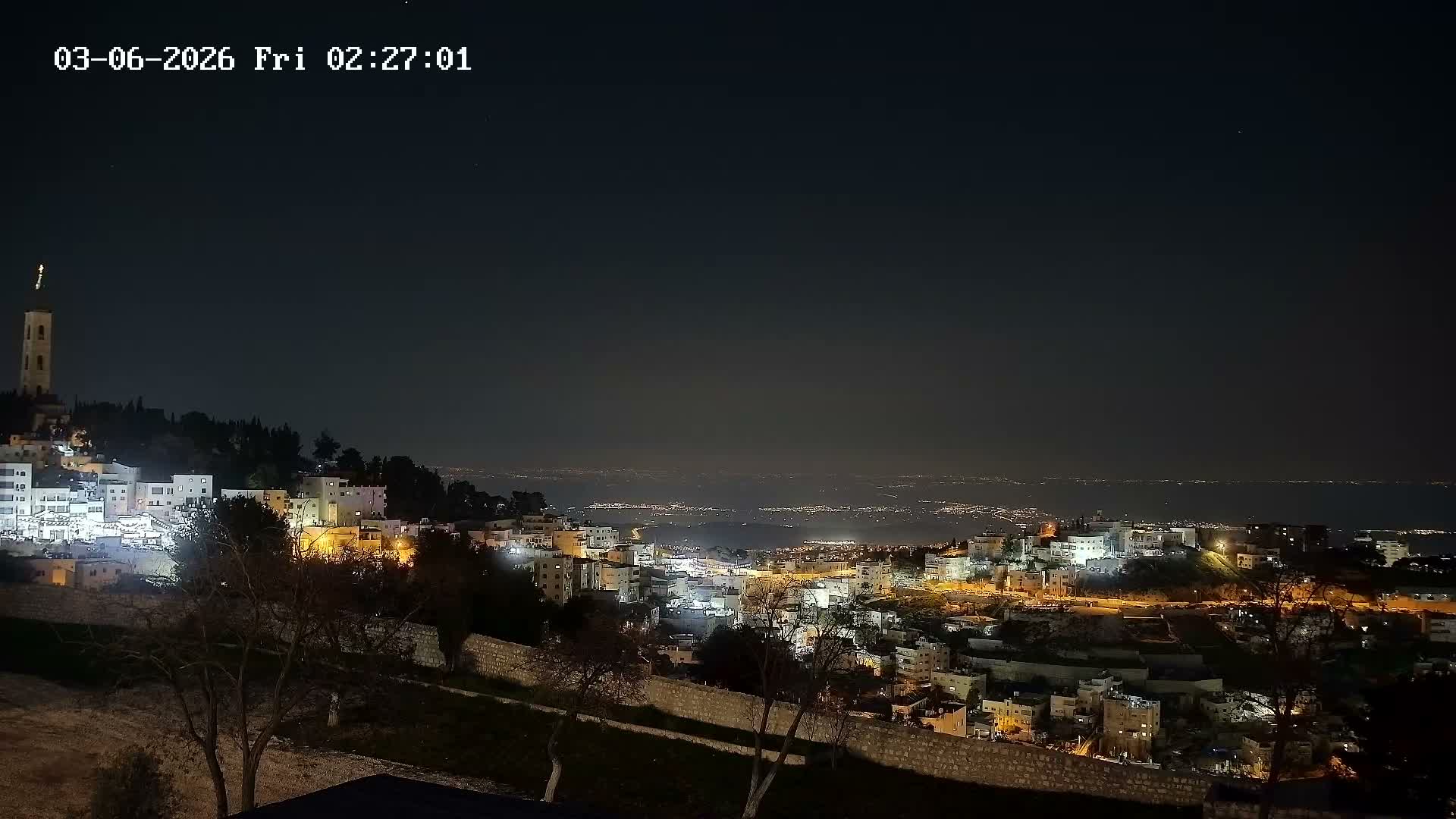 East Quds (Abu Dis/Jabel Mukaber/AlSawahira-AlGharbiyya/Sawahera al-Sharqiya/Jub al-Rum Towns View Towards Midbar Yehuda (Judean Desert) Live Cam - Jabal Batin Elhawa, East Quds, Palestine 