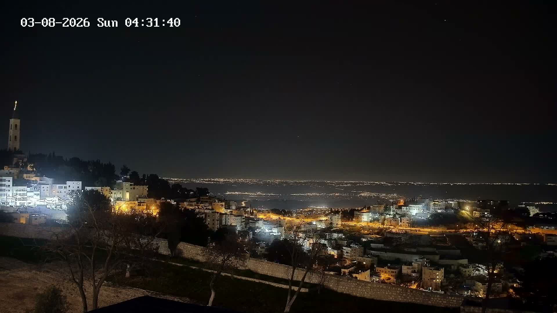 East Quds (Abu Dis/Jabel Mukaber/AlSawahira-AlGharbiyya/Sawahera al-Sharqiya/Jub al-Rum Towns View Towards Midbar Yehuda (Judean Desert) Live Cam - Jabal Batin Elhawa, East Quds, Palestine 