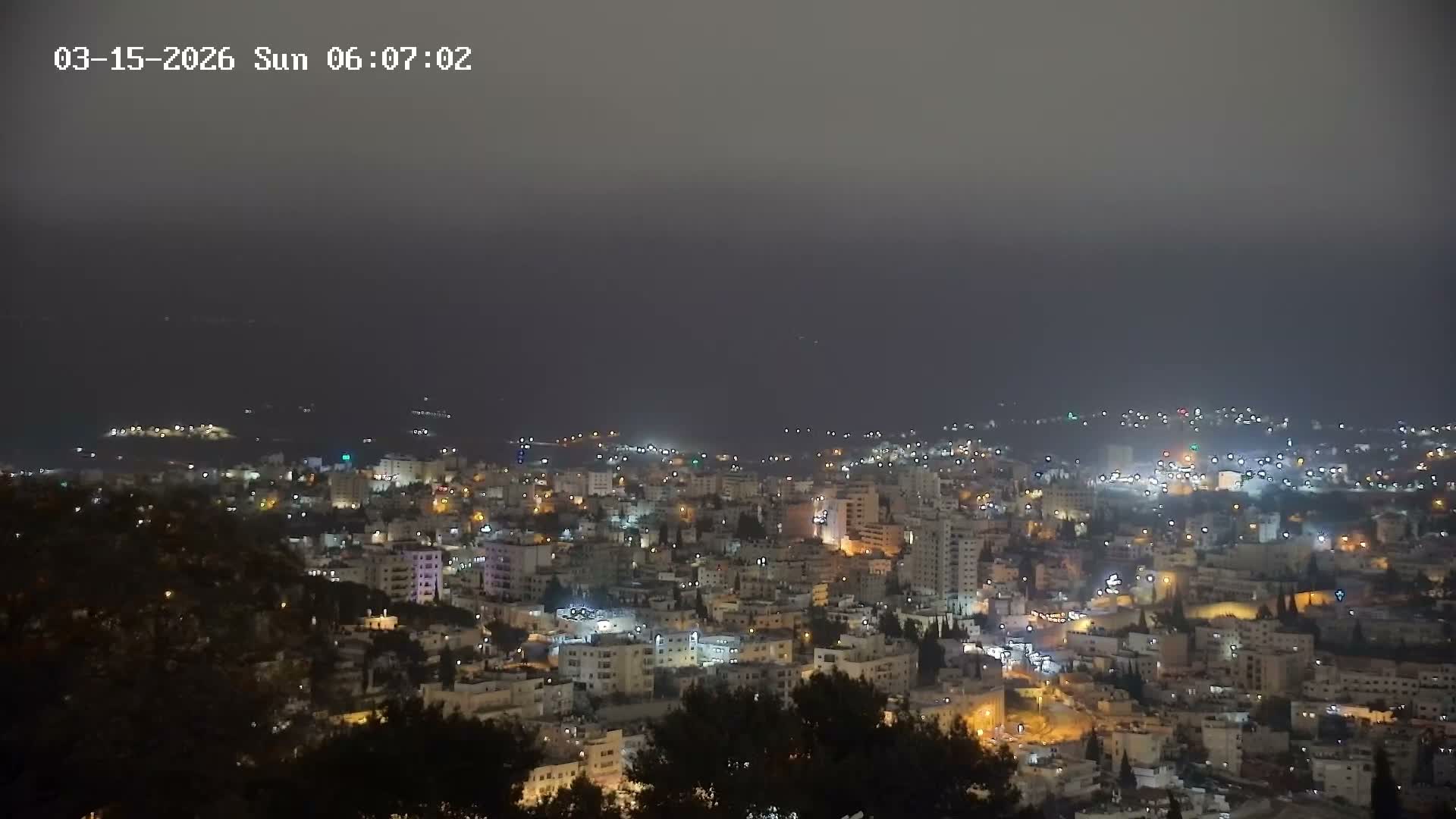 East Quds (Abu Dis/Jabel Mukaber/AlSawahira-AlGharbiyya/Sawahera al-Sharqiya/Jub al-Rum Towns View Towards Midbar Yehuda (Judean Desert) Live Cam - Jabal Batin Elhawa, East Quds, Palestine 