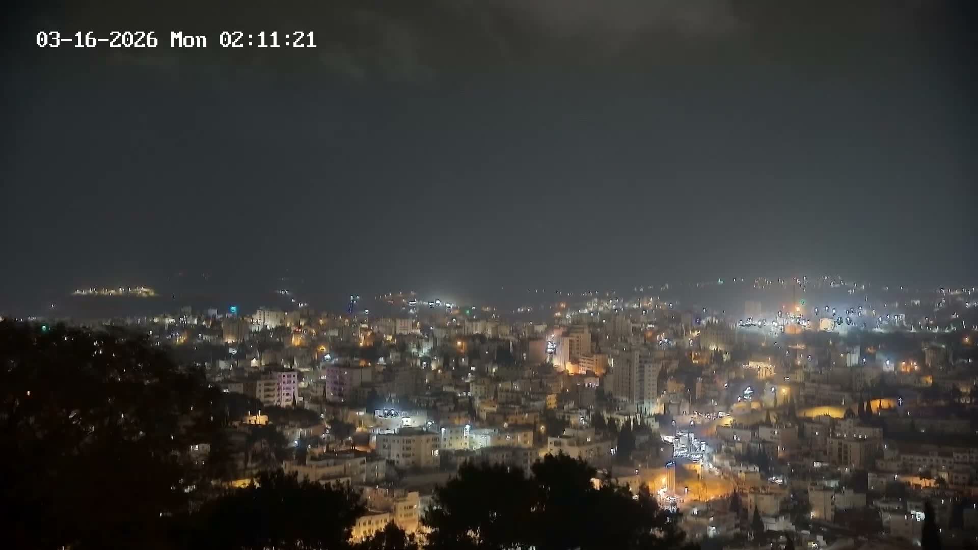 East Quds (Abu Dis/Jabel Mukaber/AlSawahira-AlGharbiyya/Sawahera al-Sharqiya/Jub al-Rum Towns View Towards Midbar Yehuda (Judean Desert) Live Cam - Jabal Batin Elhawa, East Quds, Palestine 
