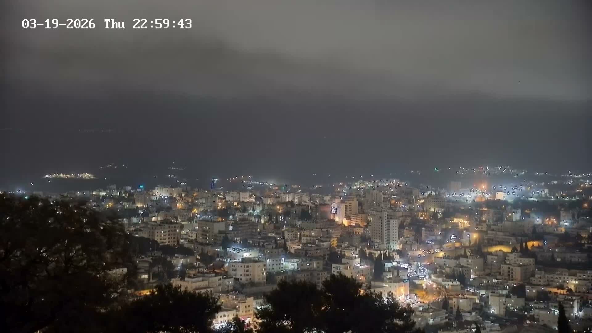 East Quds (Abu Dis/Jabel Mukaber/AlSawahira-AlGharbiyya/Sawahera al-Sharqiya/Jub al-Rum Towns View Towards Midbar Yehuda (Judean Desert) Live Cam - Jabal Batin Elhawa, East Quds, Palestine 