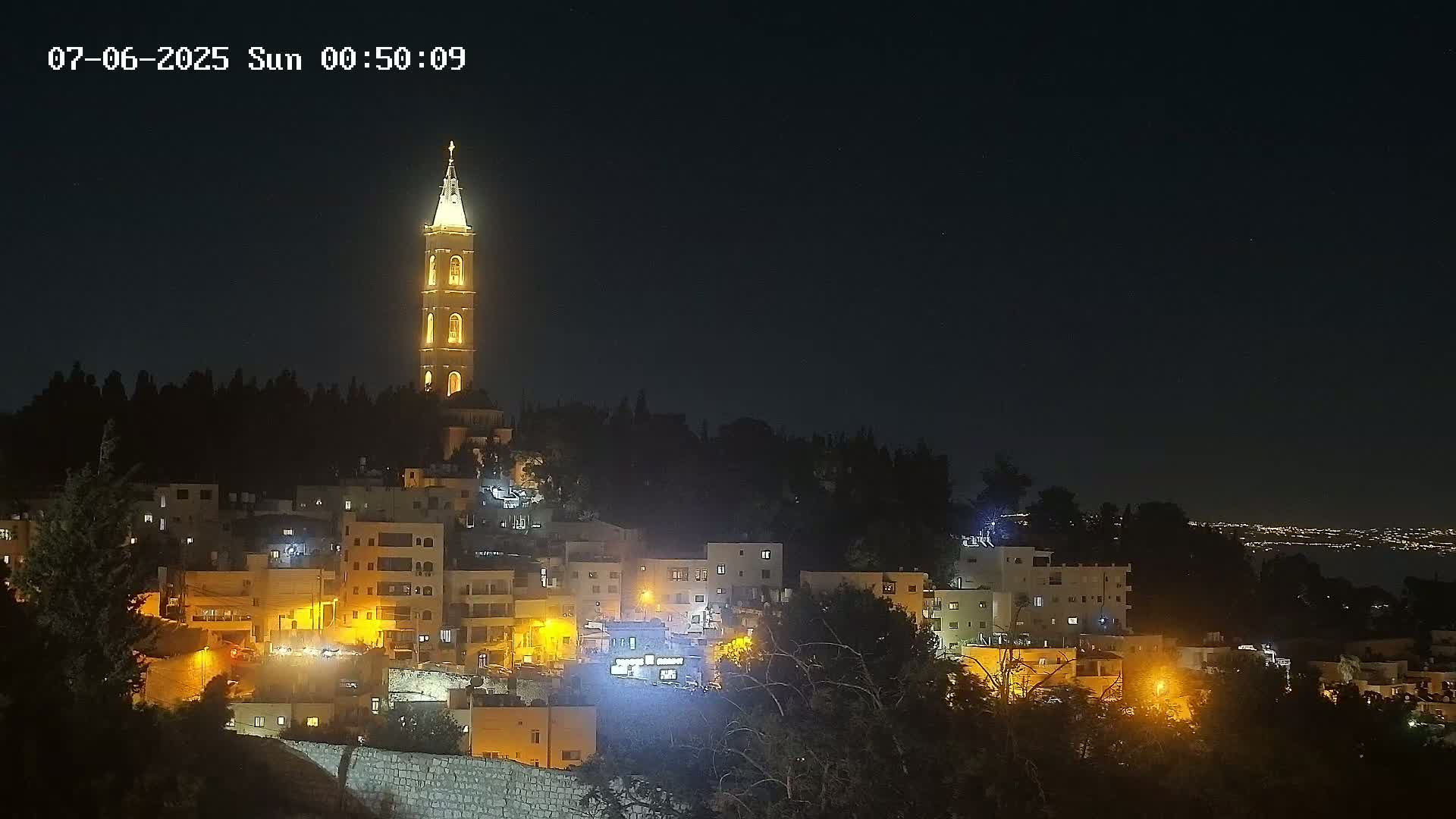 East Quds (East Jerusalem) Mount Olives Summit Live Cam - At-Tur, East Quds (East Jerusalem), Palestine