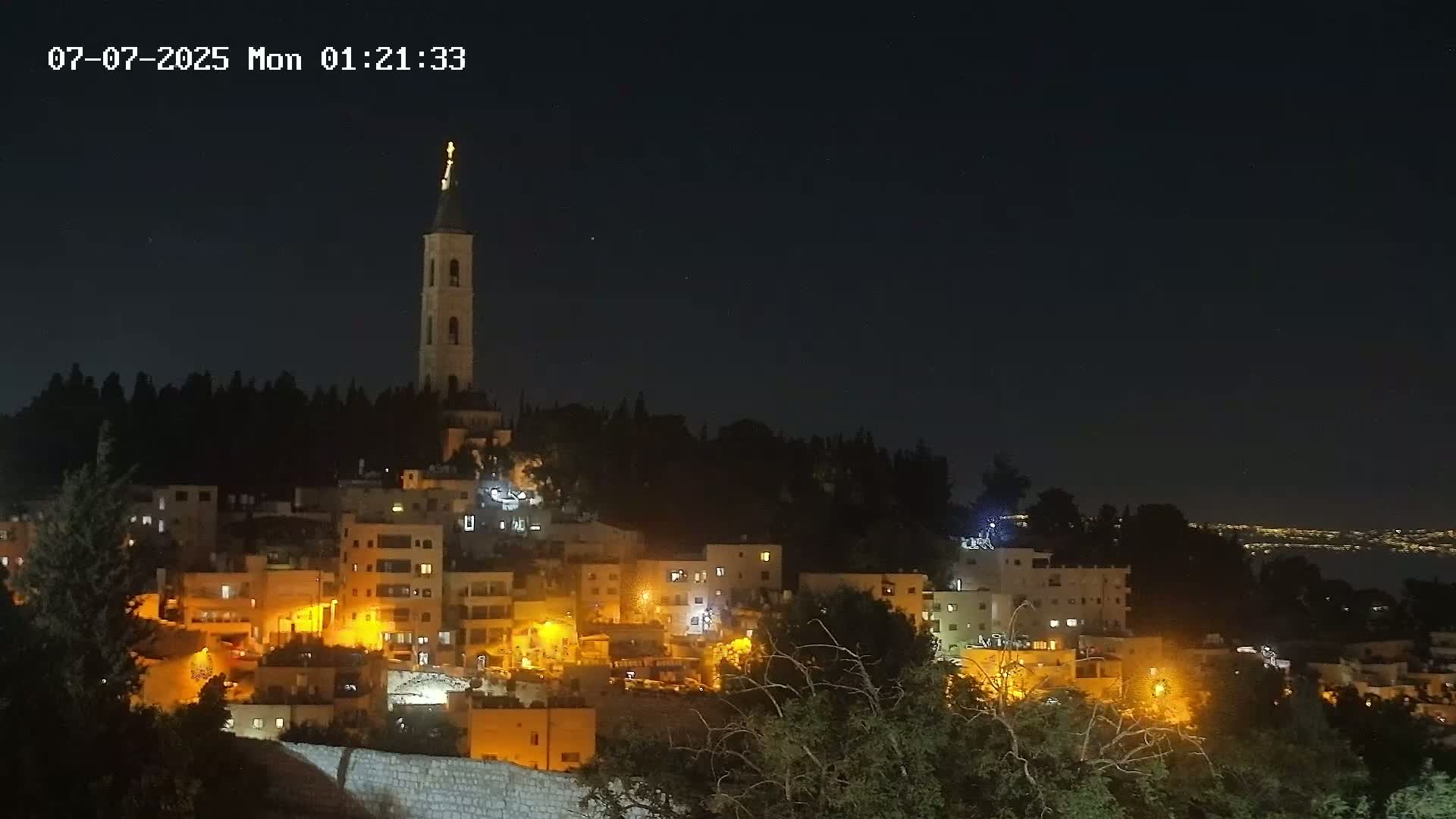 East Quds (East Jerusalem) Mount Olives Summit Live Cam - At-Tur, East Quds (East Jerusalem), Palestine