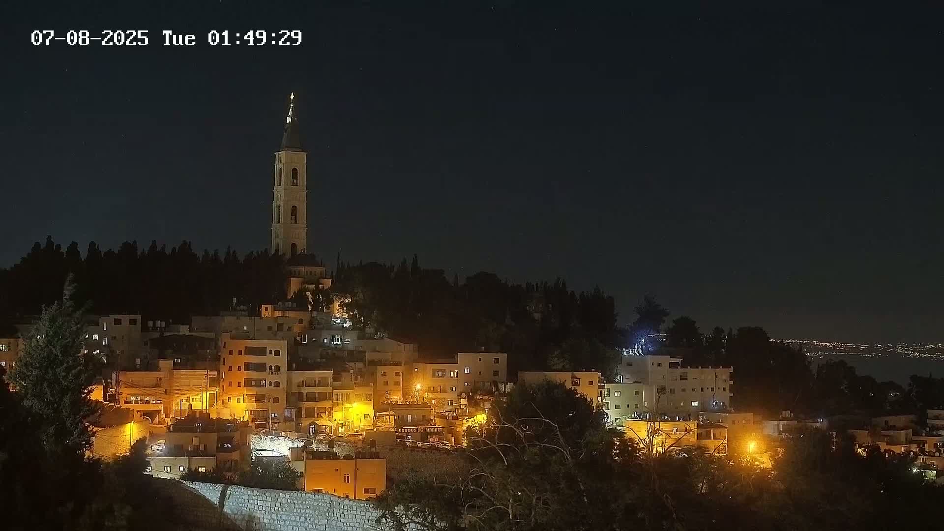 East Quds (East Jerusalem) Mount Olives Summit Live Cam - At-Tur, East Quds (East Jerusalem), Palestine