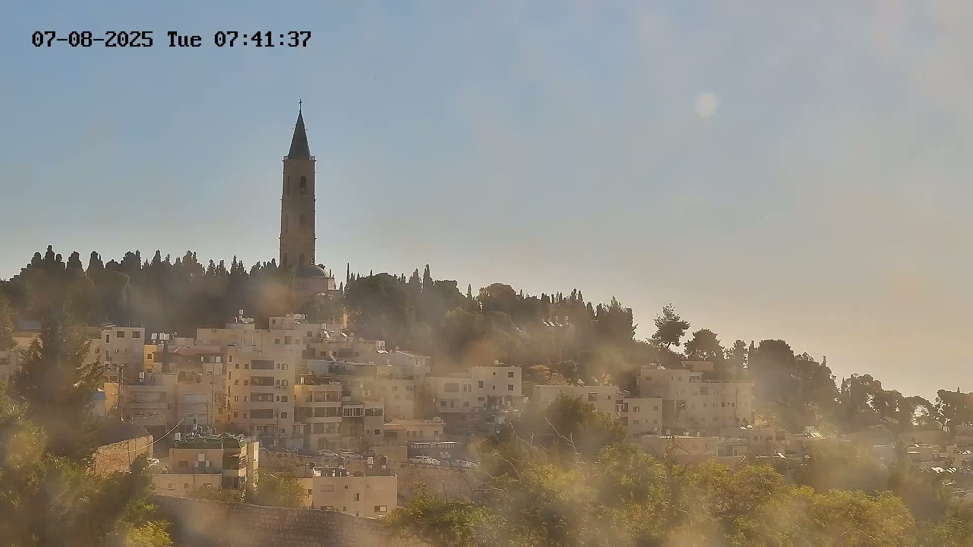 East Quds (East Jerusalem) Mount Olives Summit Live Cam - At-Tur, East Quds (East Jerusalem), Palestine