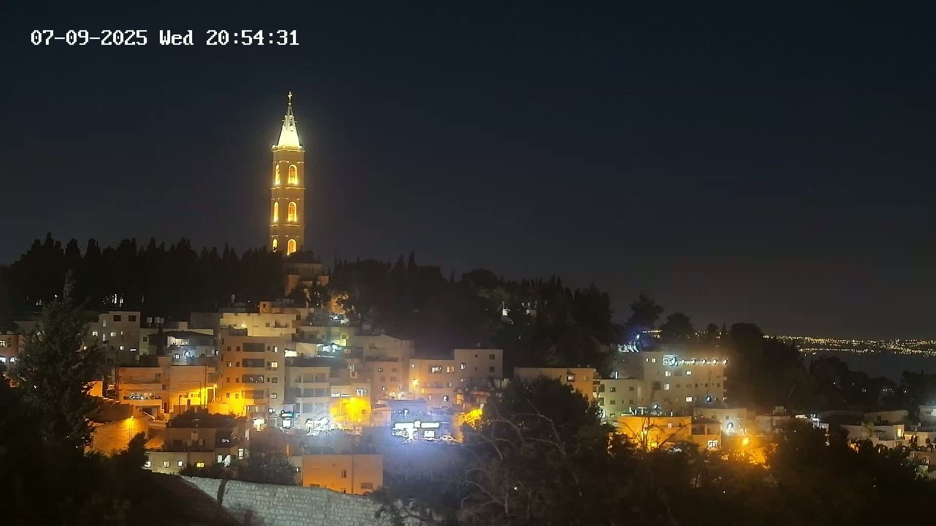 East Quds (East Jerusalem) Mount Olives Summit Live Cam - At-Tur, East Quds (East Jerusalem), Palestine