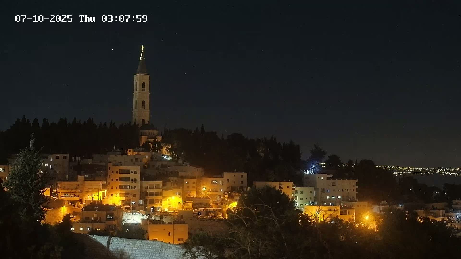 East Quds (East Jerusalem) Mount Olives Summit Live Cam - At-Tur, East Quds (East Jerusalem), Palestine