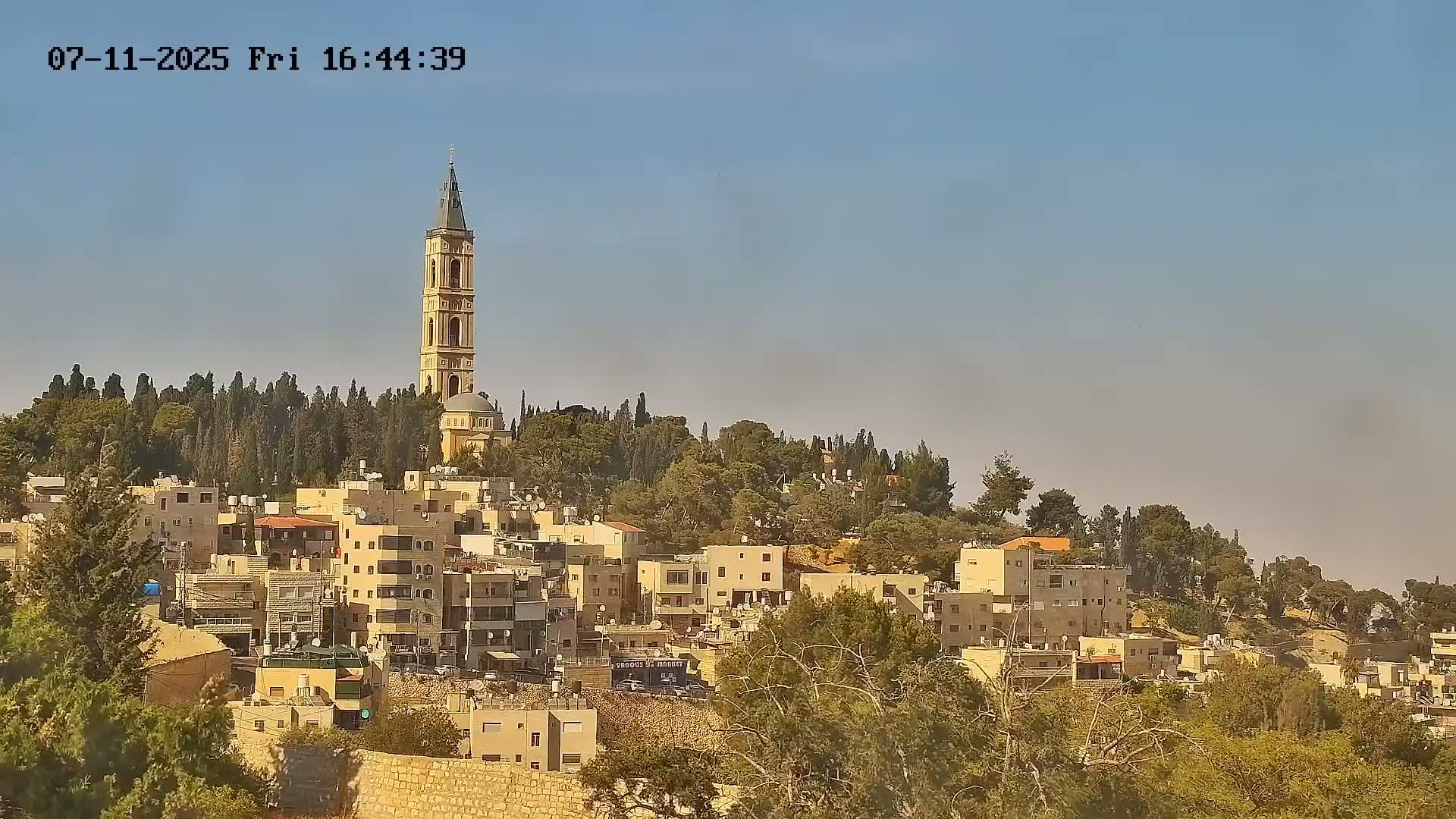 East Quds (East Jerusalem) Mount Olives Summit Live Cam - At-Tur, East Quds (East Jerusalem), Palestine