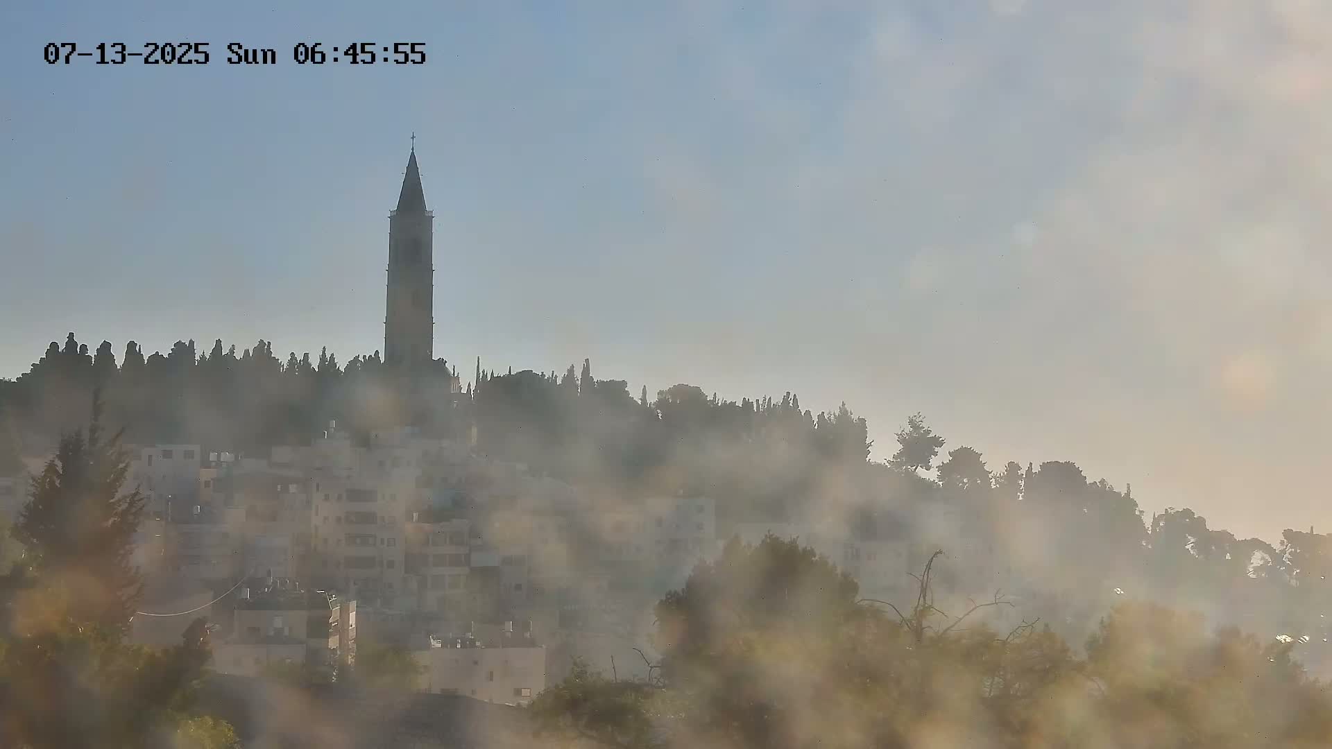 East Quds (East Jerusalem) Mount Olives Summit Live Cam - At-Tur, East Quds (East Jerusalem), Palestine