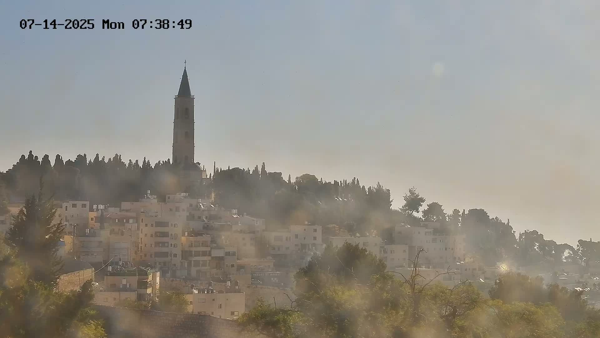 East Quds (East Jerusalem) Mount Olives Summit Live Cam - At-Tur, East Quds (East Jerusalem), Palestine