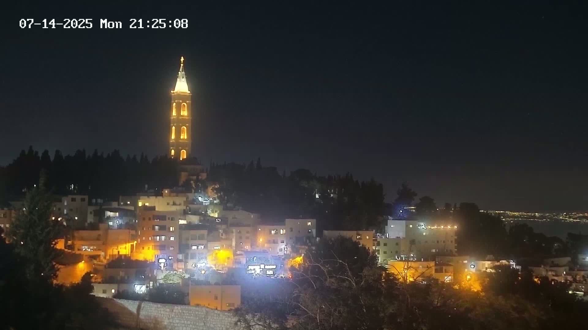 East Quds (East Jerusalem) Mount Olives Summit Live Cam - At-Tur, East Quds (East Jerusalem), Palestine