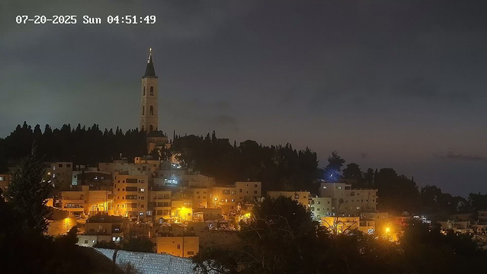 East Quds (East Jerusalem) Mount Olives Summit Live Cam - At-Tur, East Quds (East Jerusalem), Palestine