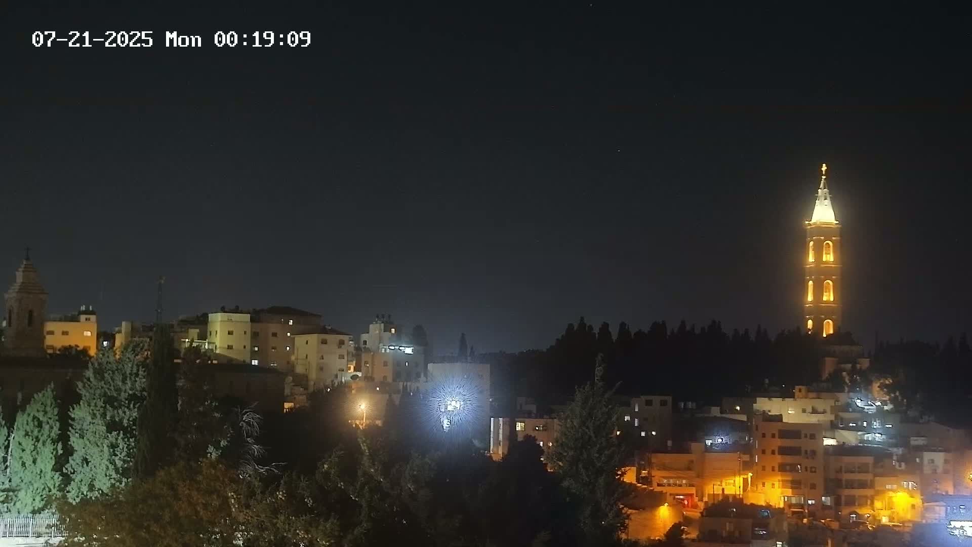 East Quds (East Jerusalem) Mount Olives Summit Live Cam - At-Tur, East Quds (East Jerusalem), Palestine