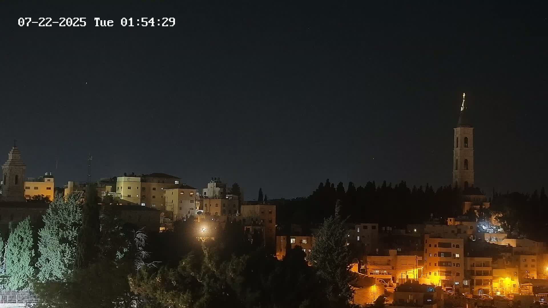 East Quds (East Jerusalem) Mount Olives Summit Live Cam - At-Tur, East Quds (East Jerusalem), Palestine
