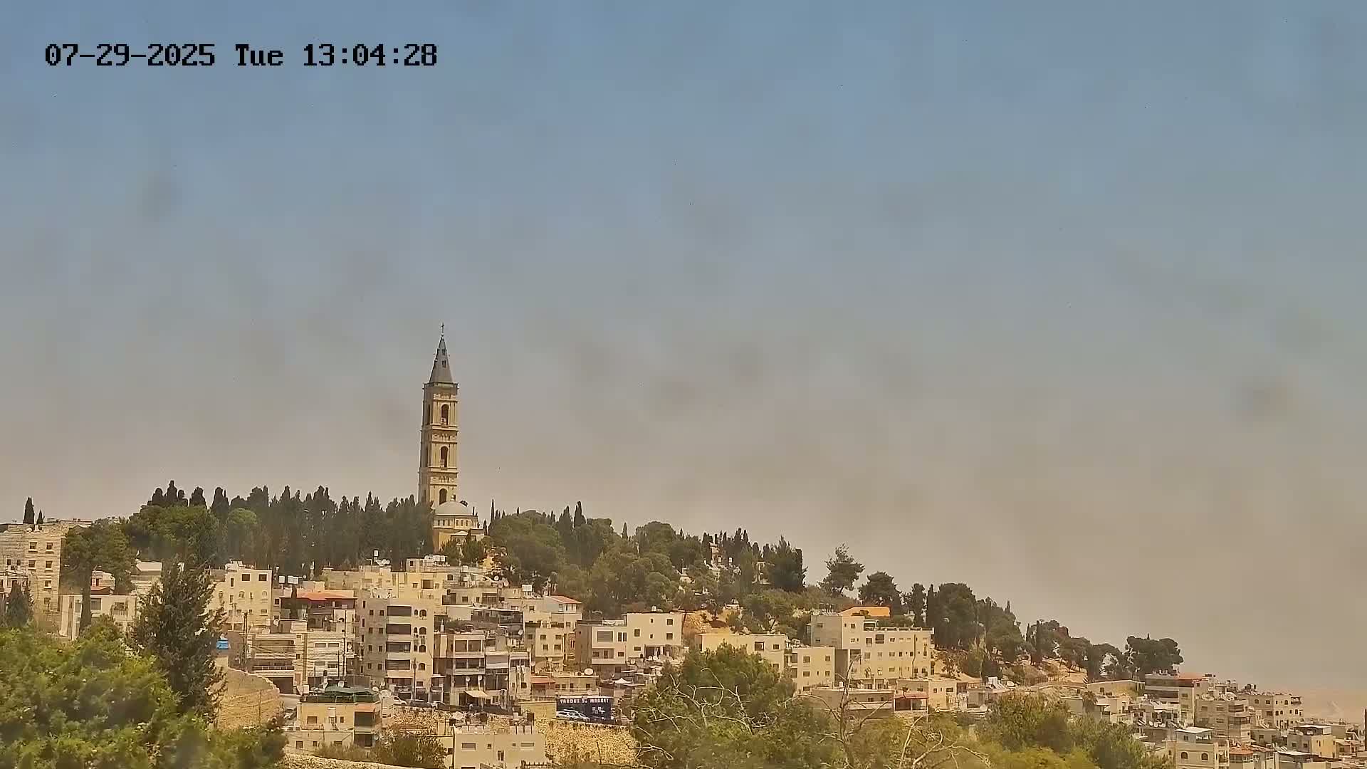 East Quds (East Jerusalem) Mount Olives Summit Live Cam - At-Tur, East Quds (East Jerusalem), Palestine