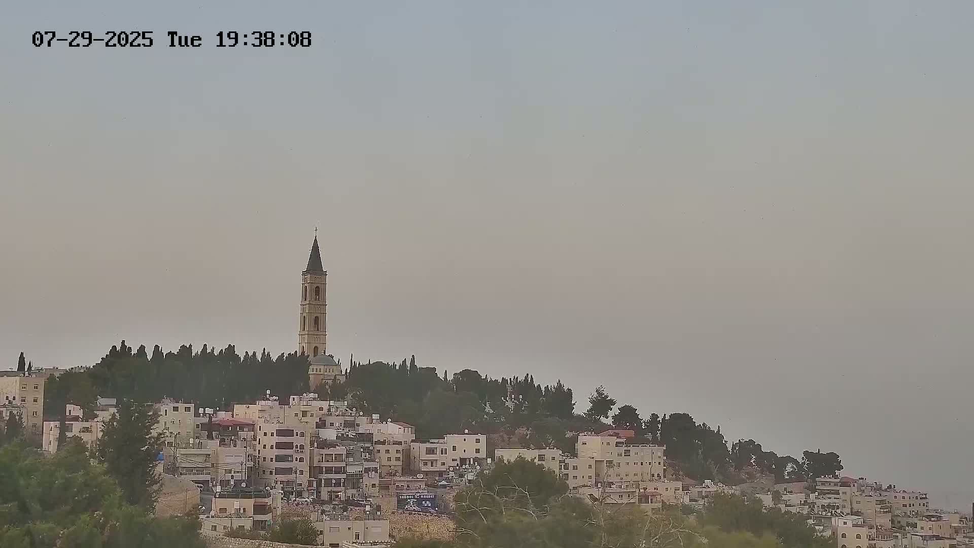 East Quds (East Jerusalem) Mount Olives Summit Live Cam - At-Tur, East Quds (East Jerusalem), Palestine