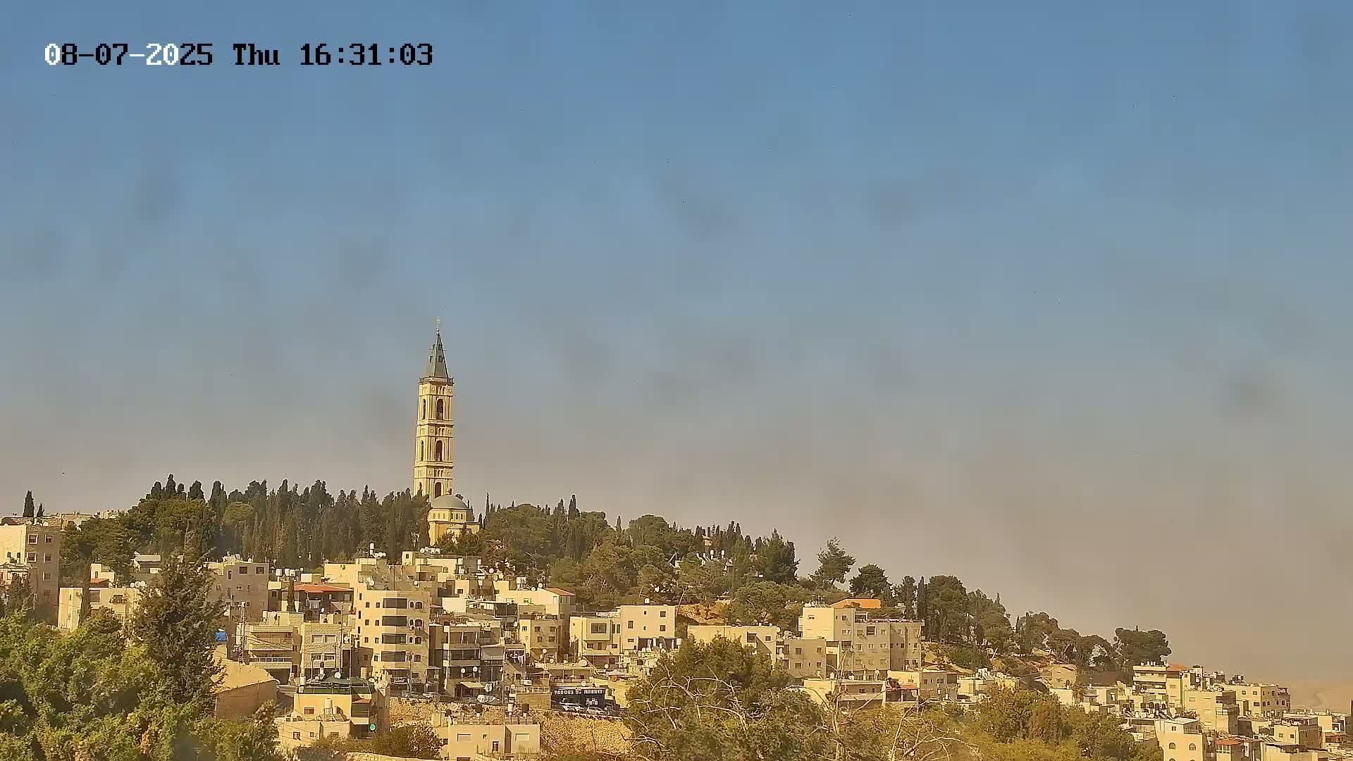 East Quds (East Jerusalem) Mount Olives Summit Live Cam - At-Tur, East Quds (East Jerusalem), Palestine