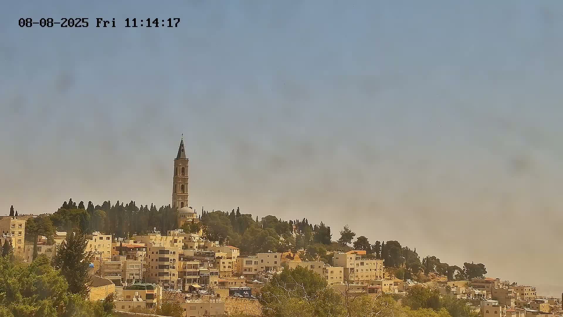 East Quds (East Jerusalem) Mount Olives Summit Live Cam - At-Tur, East Quds (East Jerusalem), Palestine