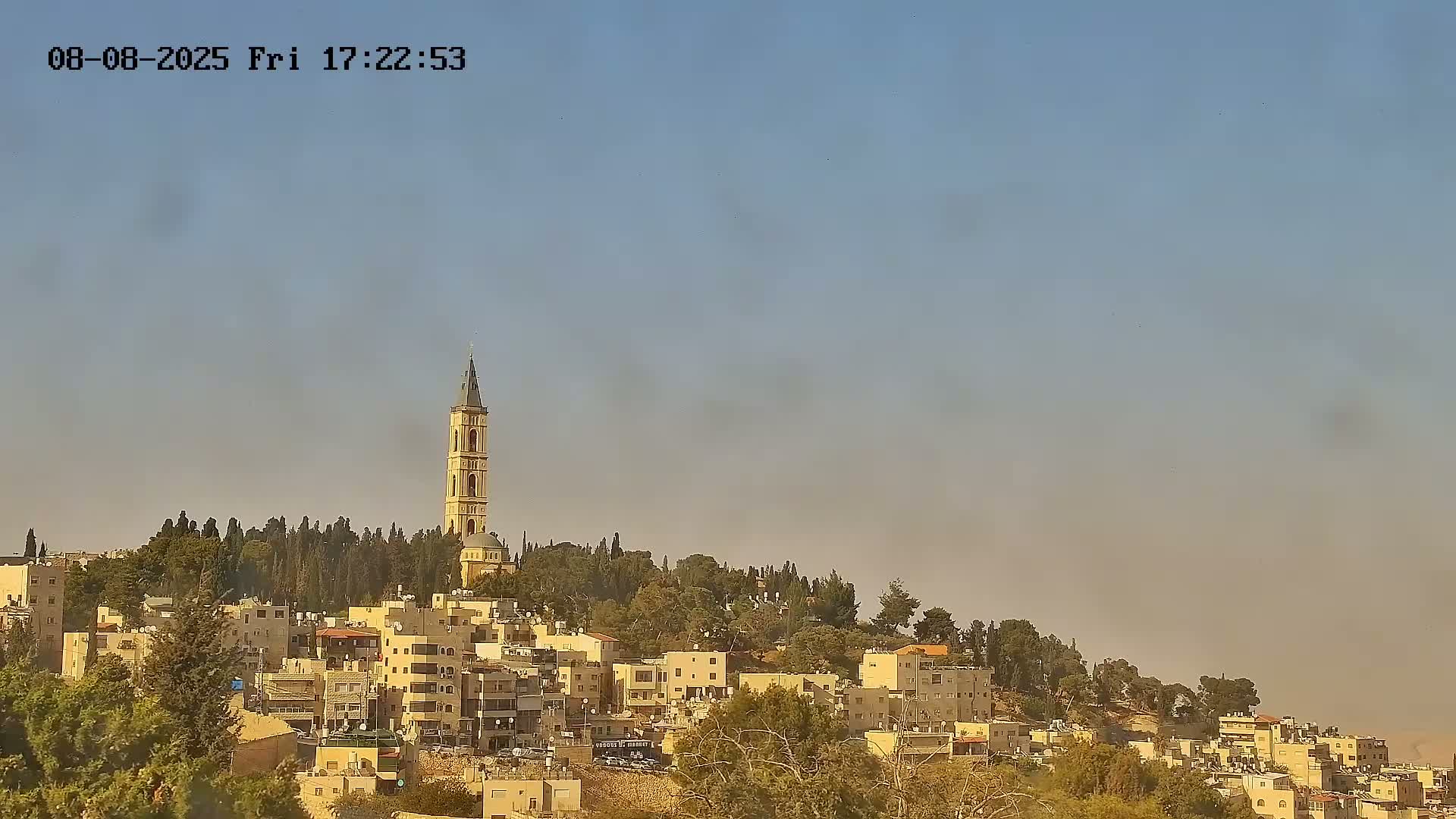 East Quds (East Jerusalem) Mount Olives Summit Live Cam - At-Tur, East Quds (East Jerusalem), Palestine