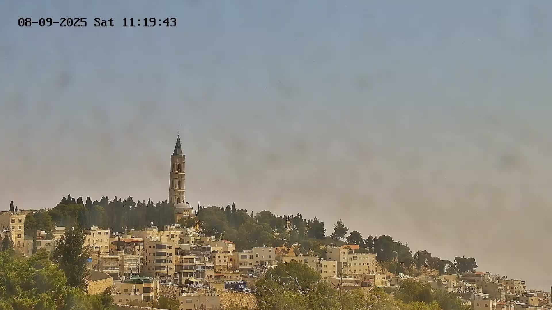 East Quds (East Jerusalem) Mount Olives Summit Live Cam - At-Tur, East Quds (East Jerusalem), Palestine